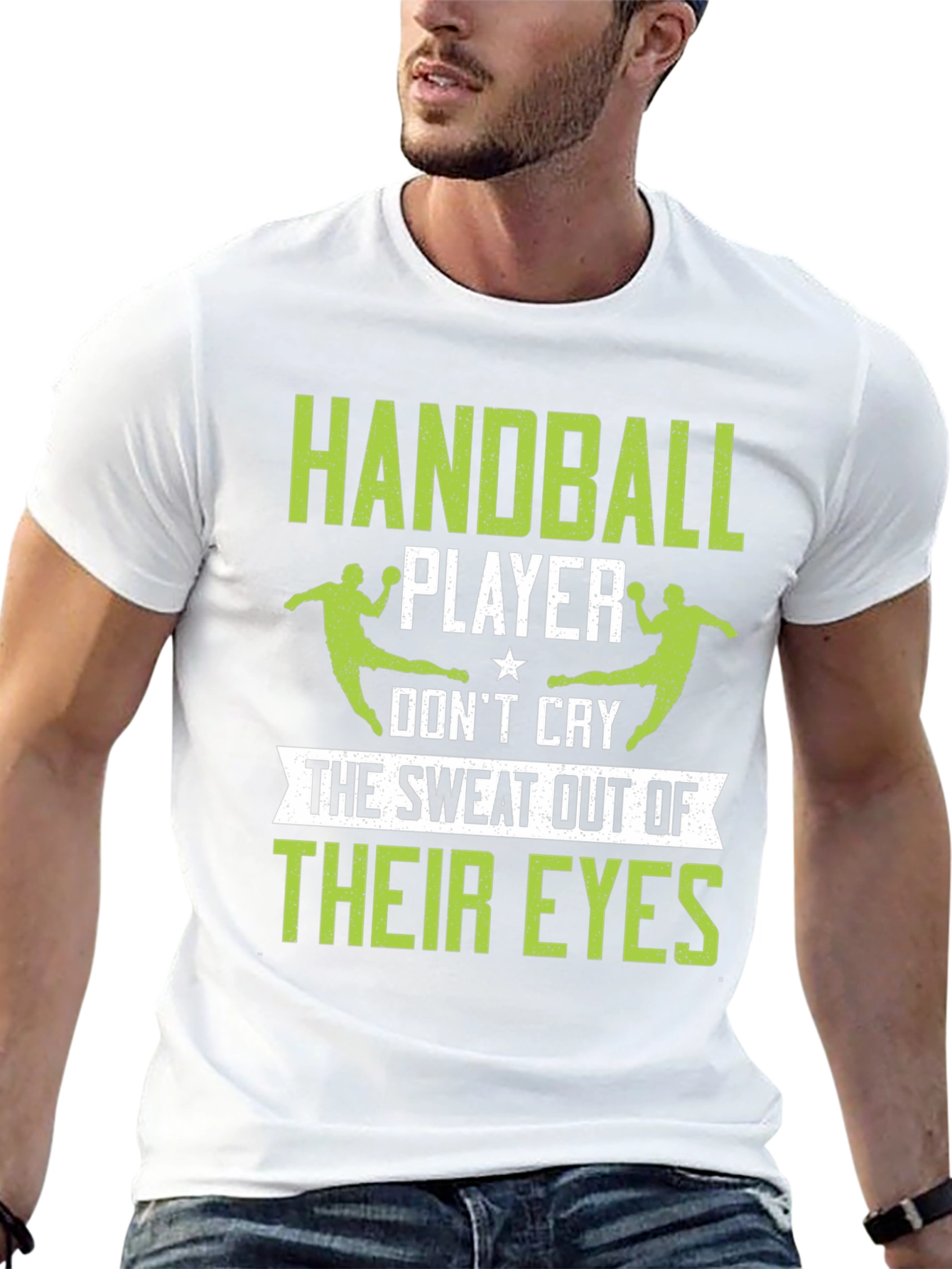 Handball Player Graphic Tee - Sweat Out Their Eyes!