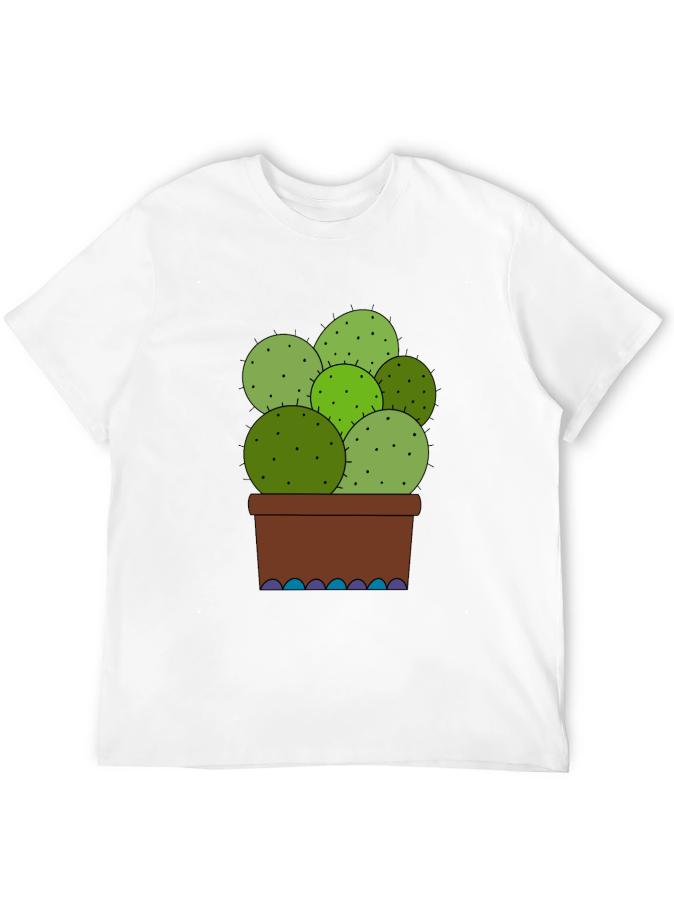 Cactus Graphic T-Shirt - Unique Plant Lover Tee