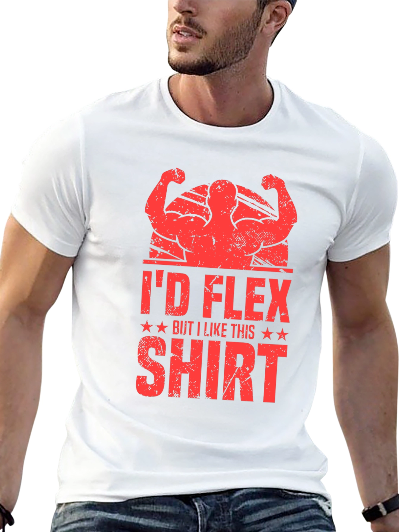 Id Flex Funny Gym Workout T-Shirt