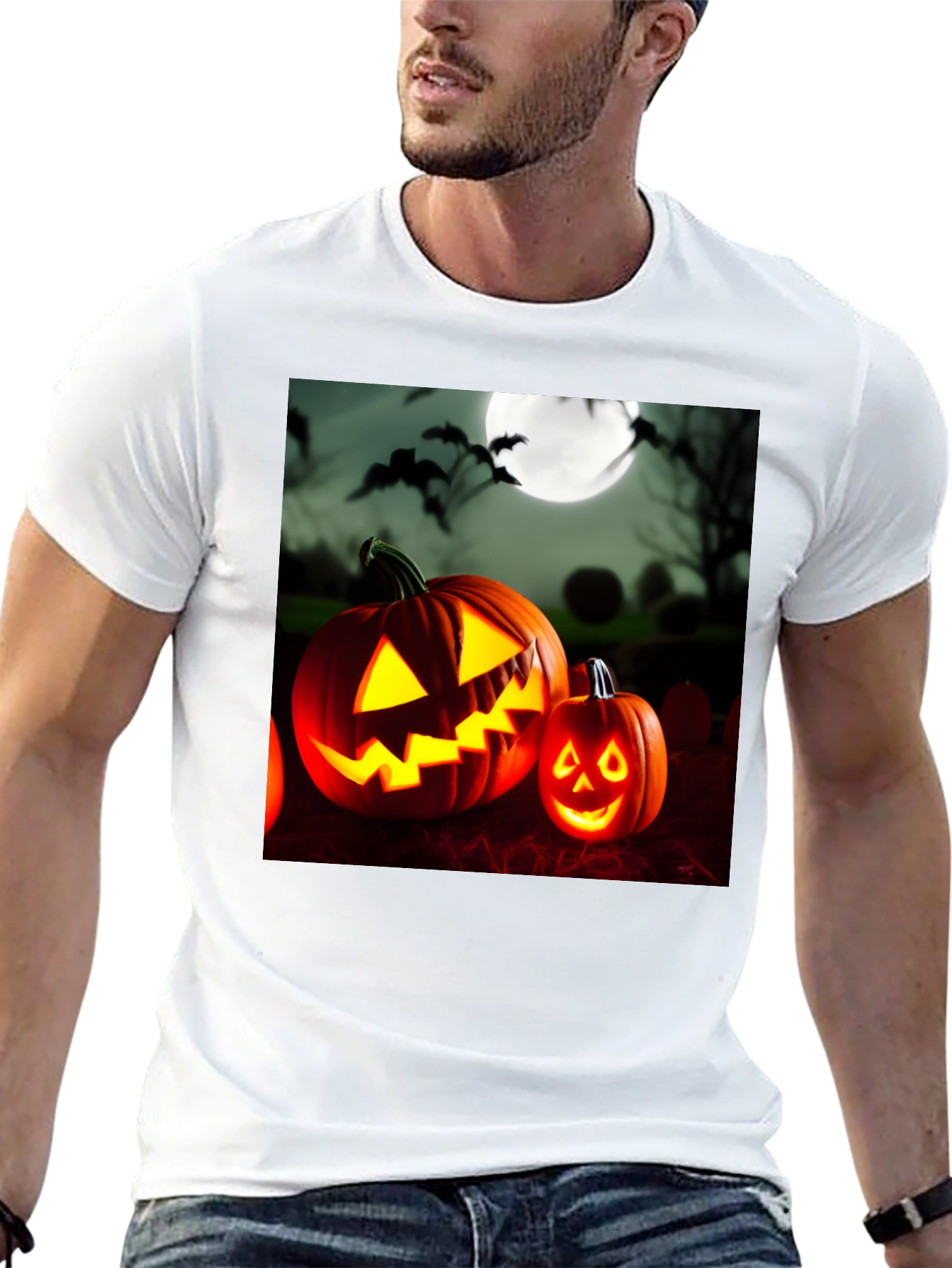 Halloween Pumpkin T-Shirt - Spooky Season Tee