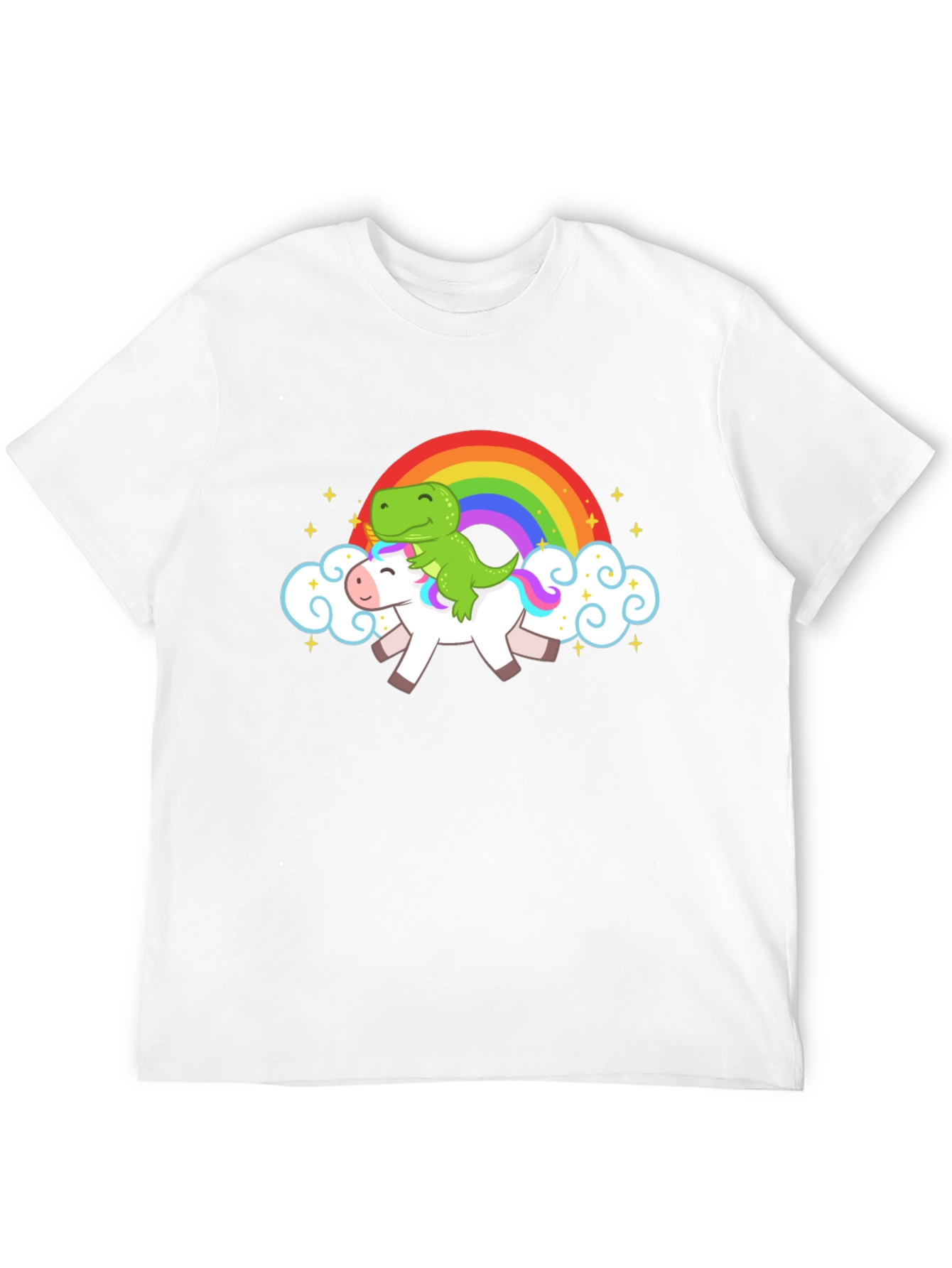 Dinosaur Unicorn Rainbow T-Shirt