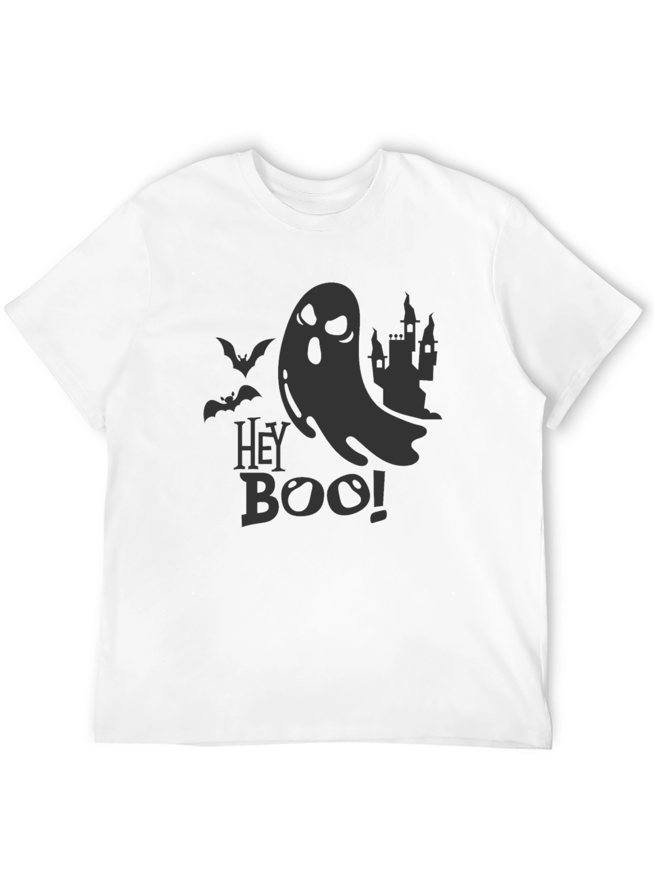 Hey Boo! Halloween Graphic Tee - Spooky Season T-Shirt