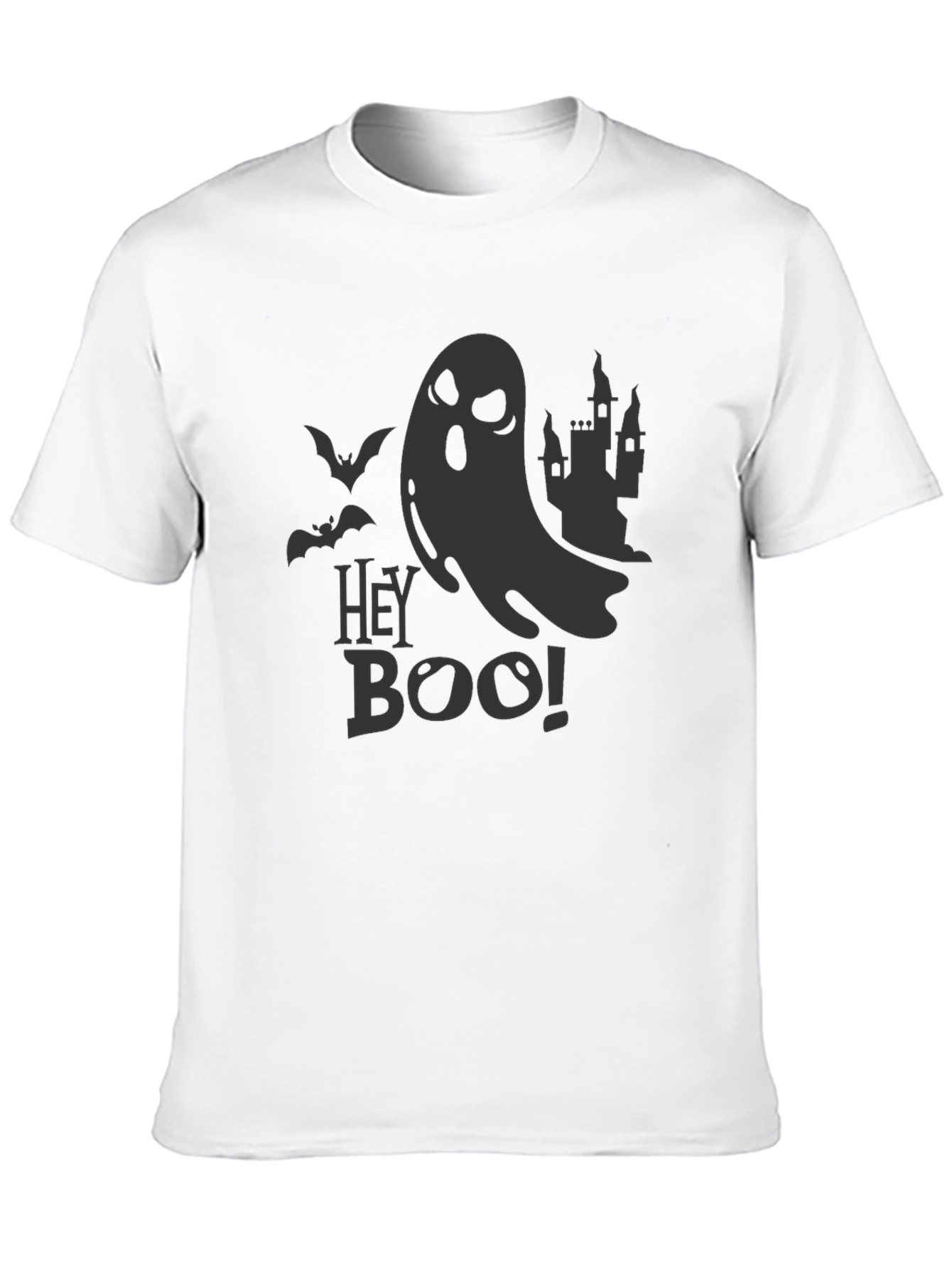 Hey Boo! Halloween Graphic Tee - Spooky Season T-Shirt