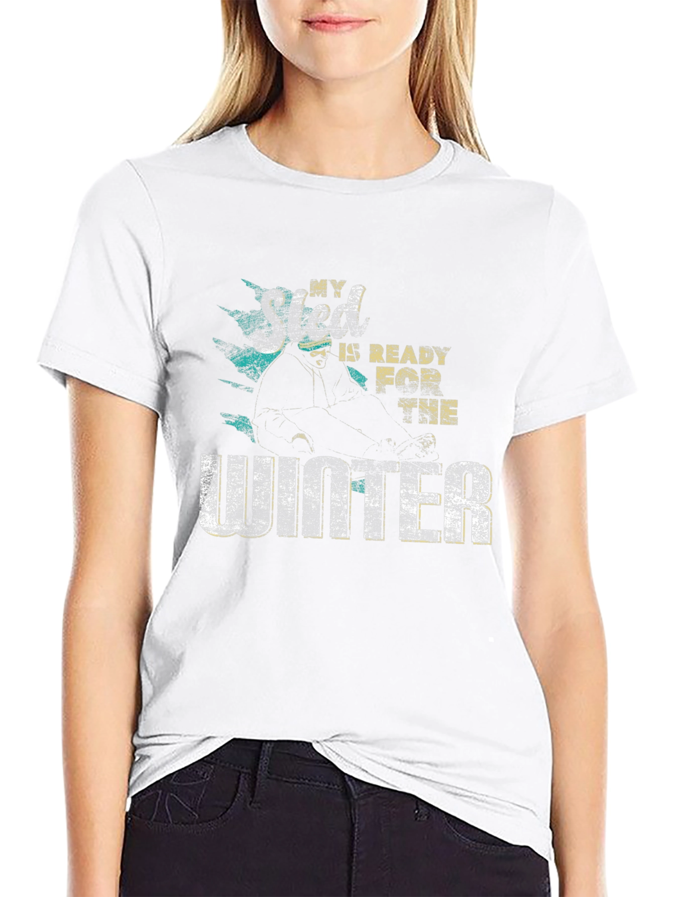Winter Ready T-Shirt - Mens Black Graphic Tee