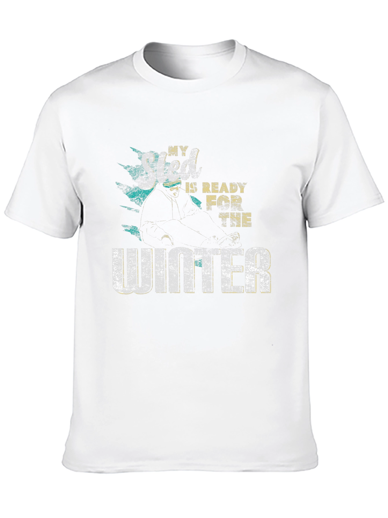 Winter Ready T-Shirt - Mens Black Graphic Tee