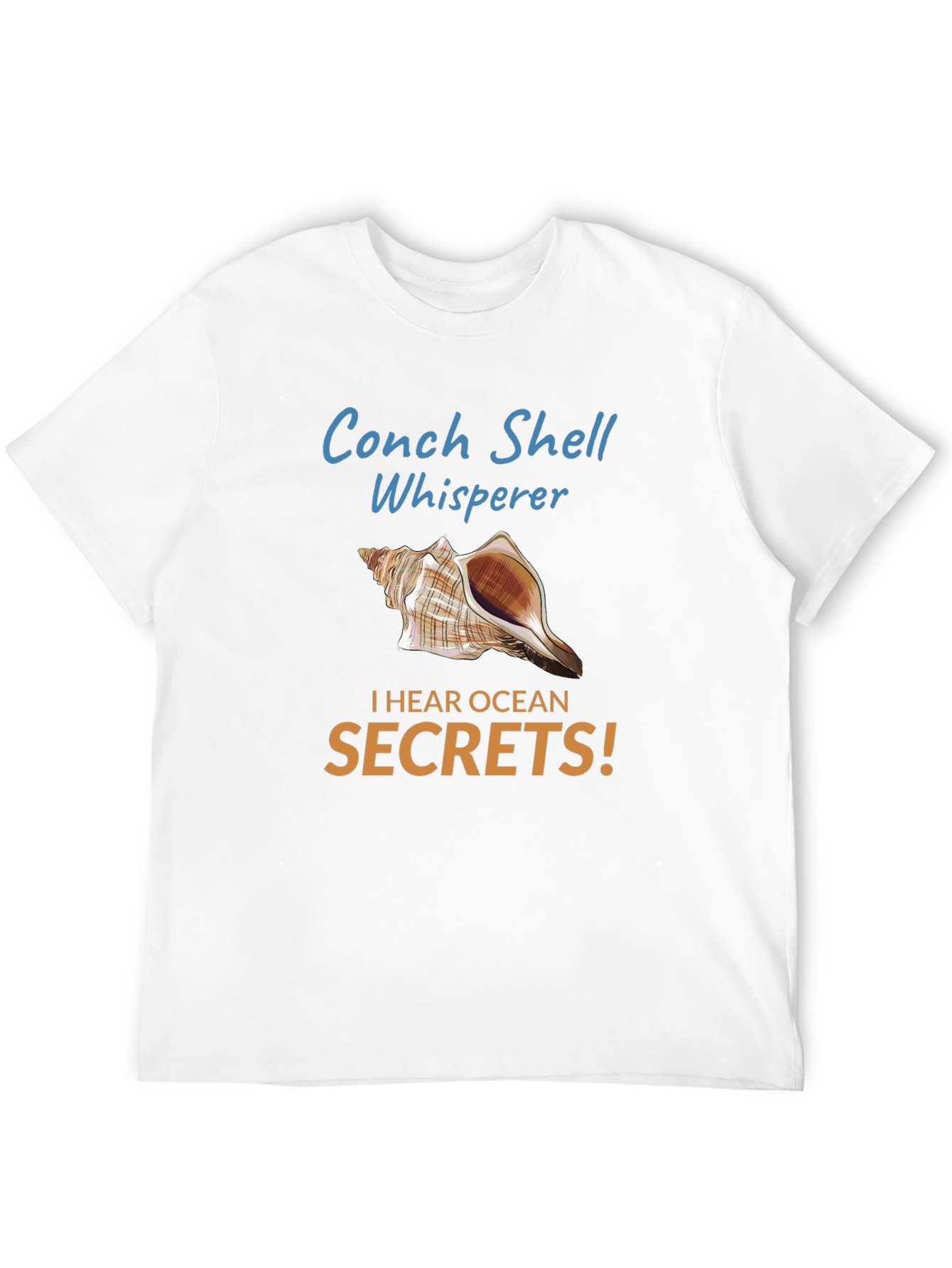 Conch Shell Whisperer Graphic Tee