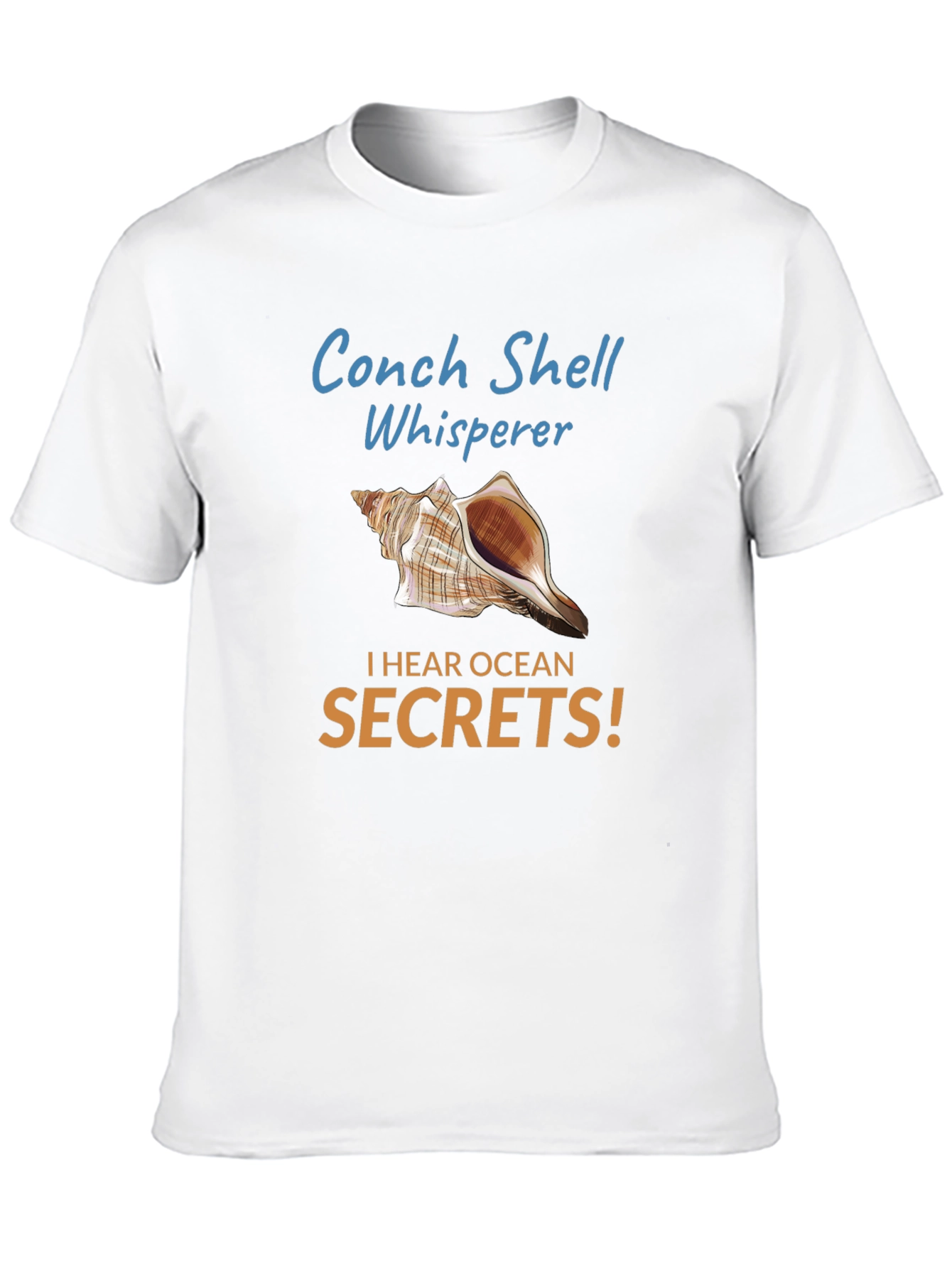 Conch Shell Whisperer Graphic Tee