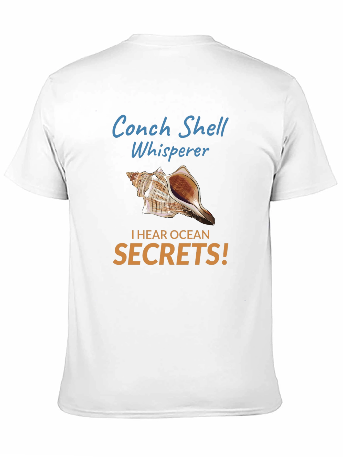 Conch Shell Whisperer Graphic Tee