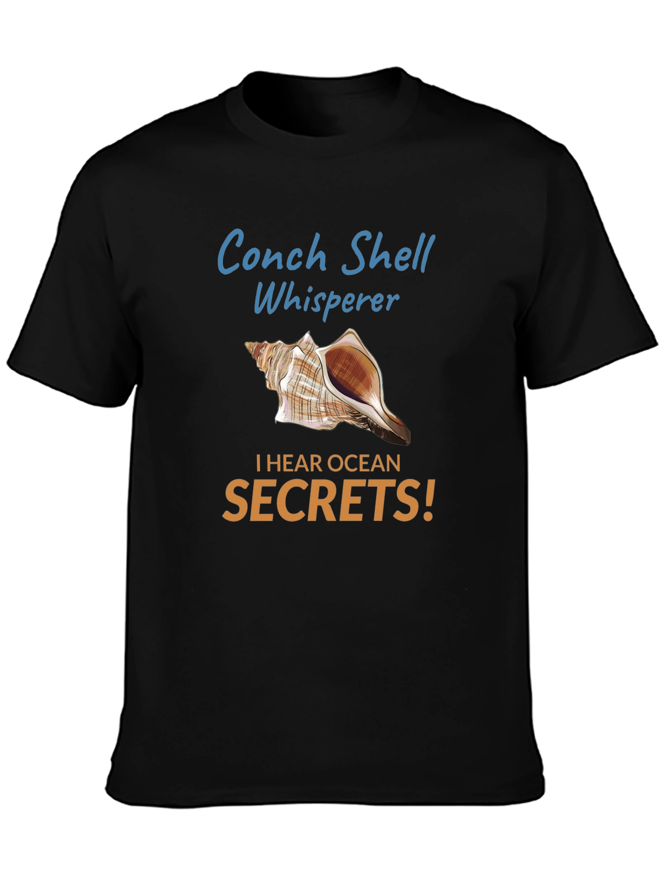 Conch Shell Whisperer Graphic Tee