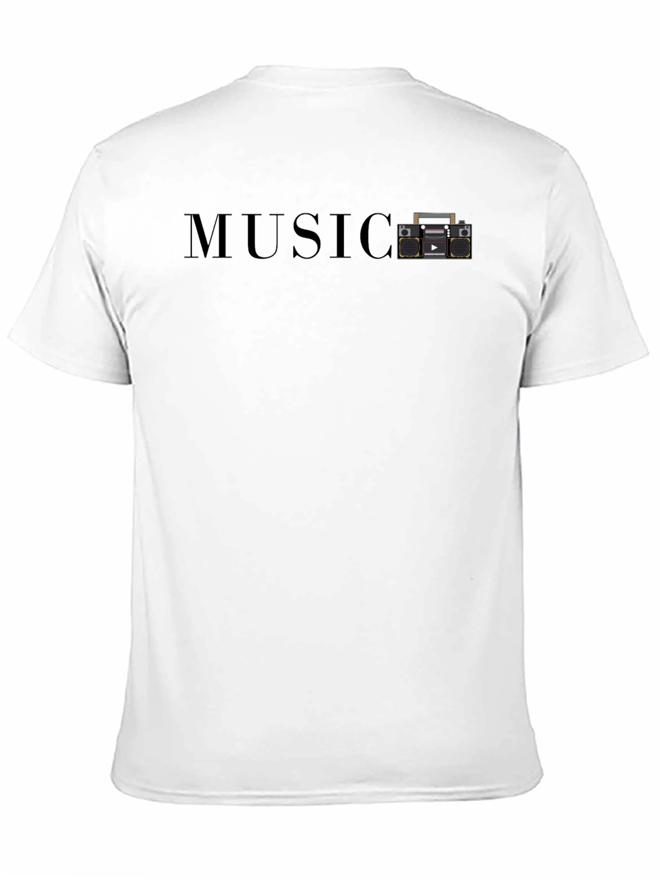 Retro Boombox Music T-Shirt