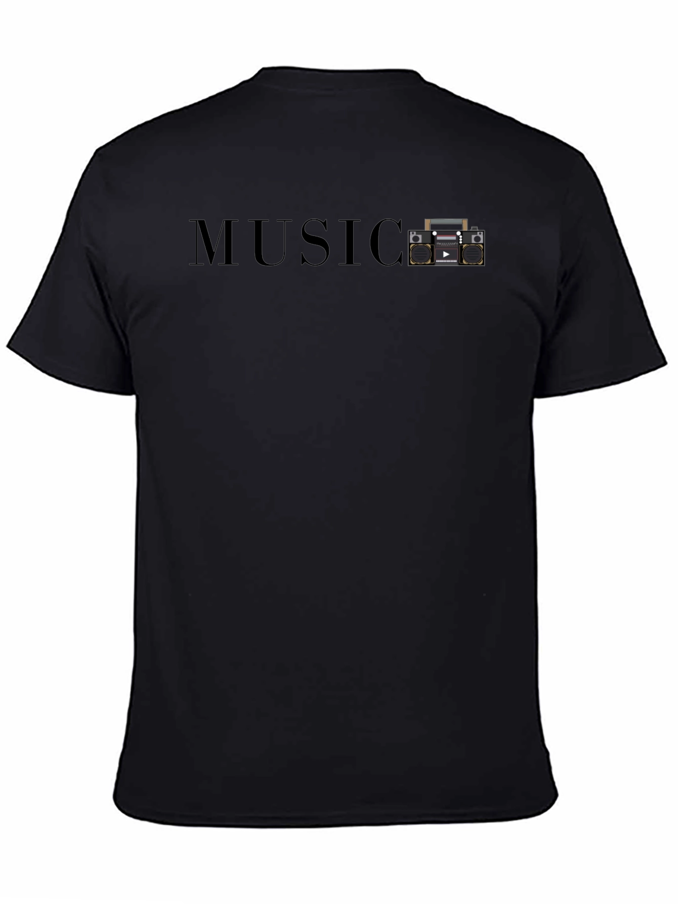 Retro Boombox Music T-Shirt