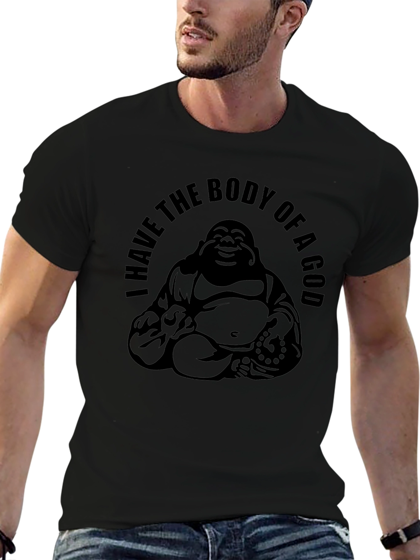 Buddha Body God T-Shirt - Mens Graphic Tee