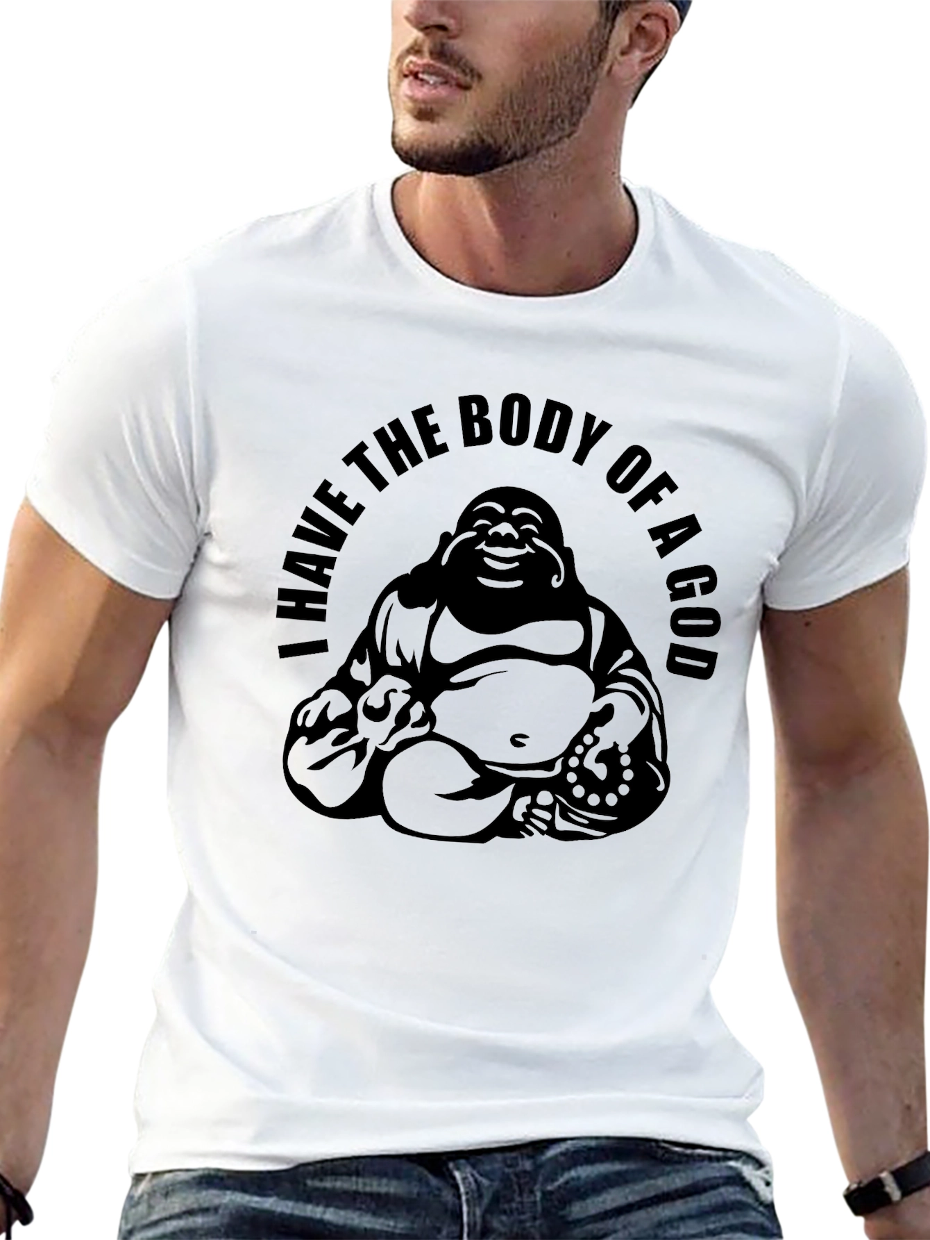 Buddha Body God T-Shirt - Mens Graphic Tee