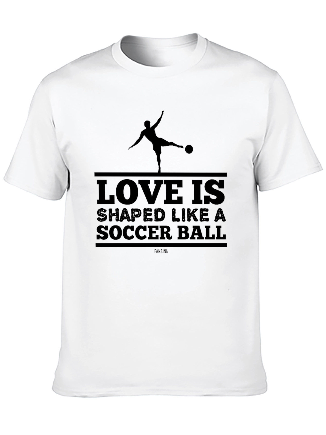 Love is Shaped Like a Soccer Ball T-Shirt