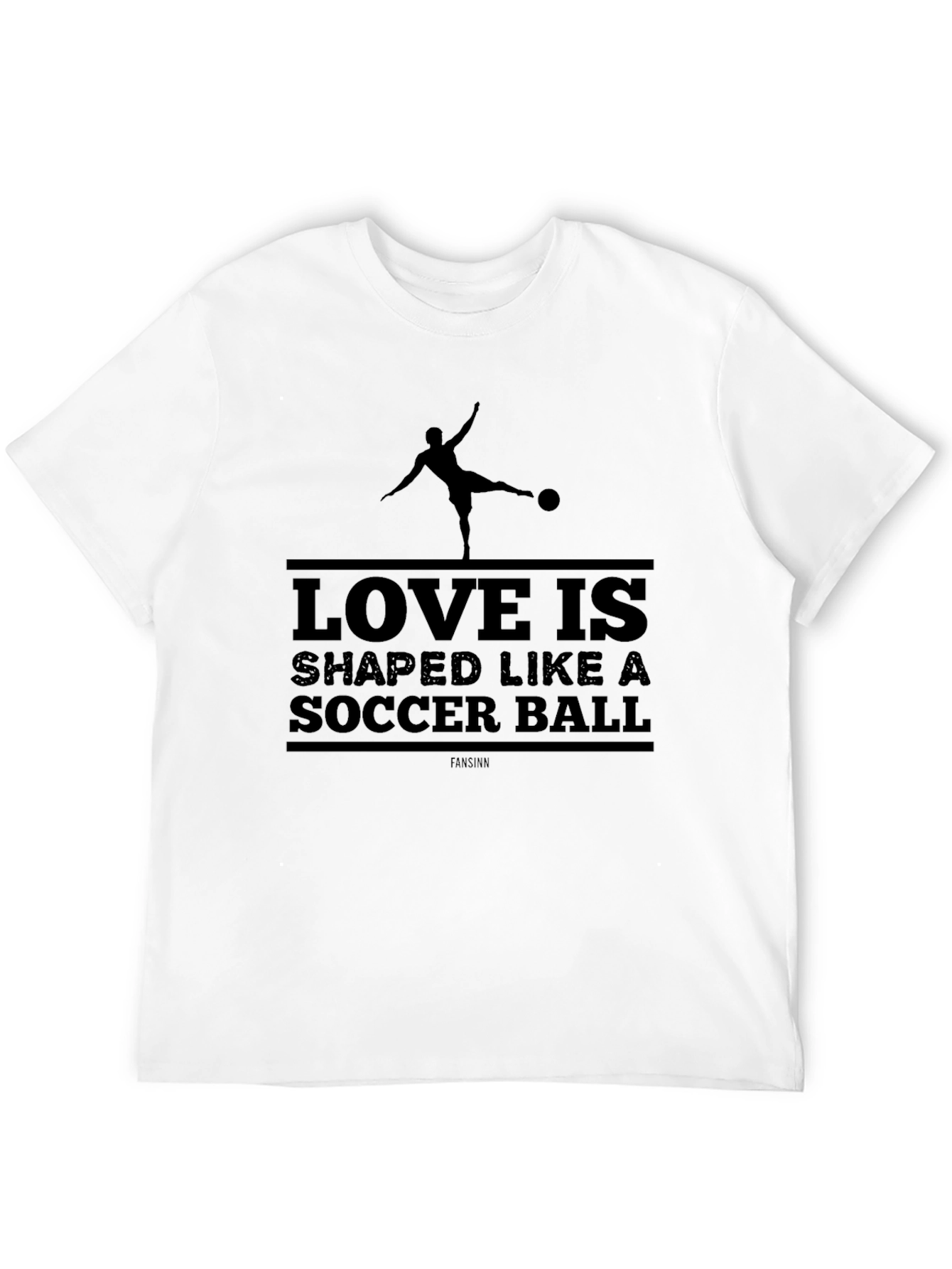 Love is Shaped Like a Soccer Ball T-Shirt