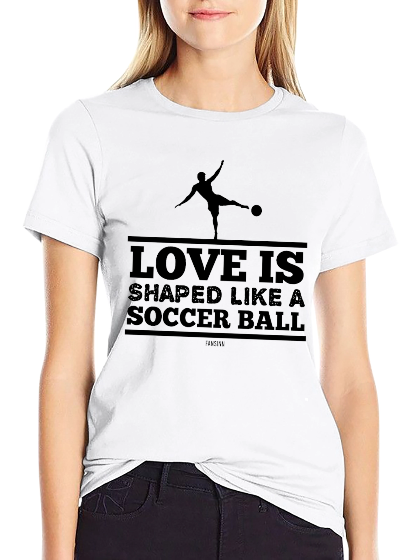 Love is Shaped Like a Soccer Ball T-Shirt