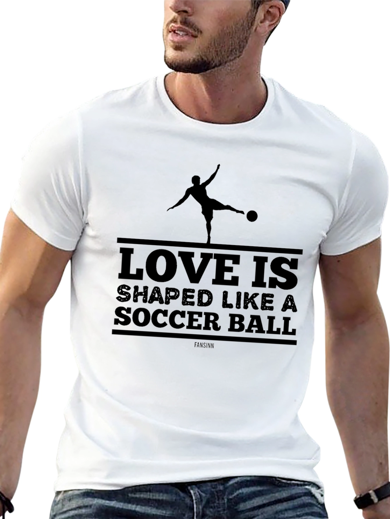 Love is Shaped Like a Soccer Ball T-Shirt
