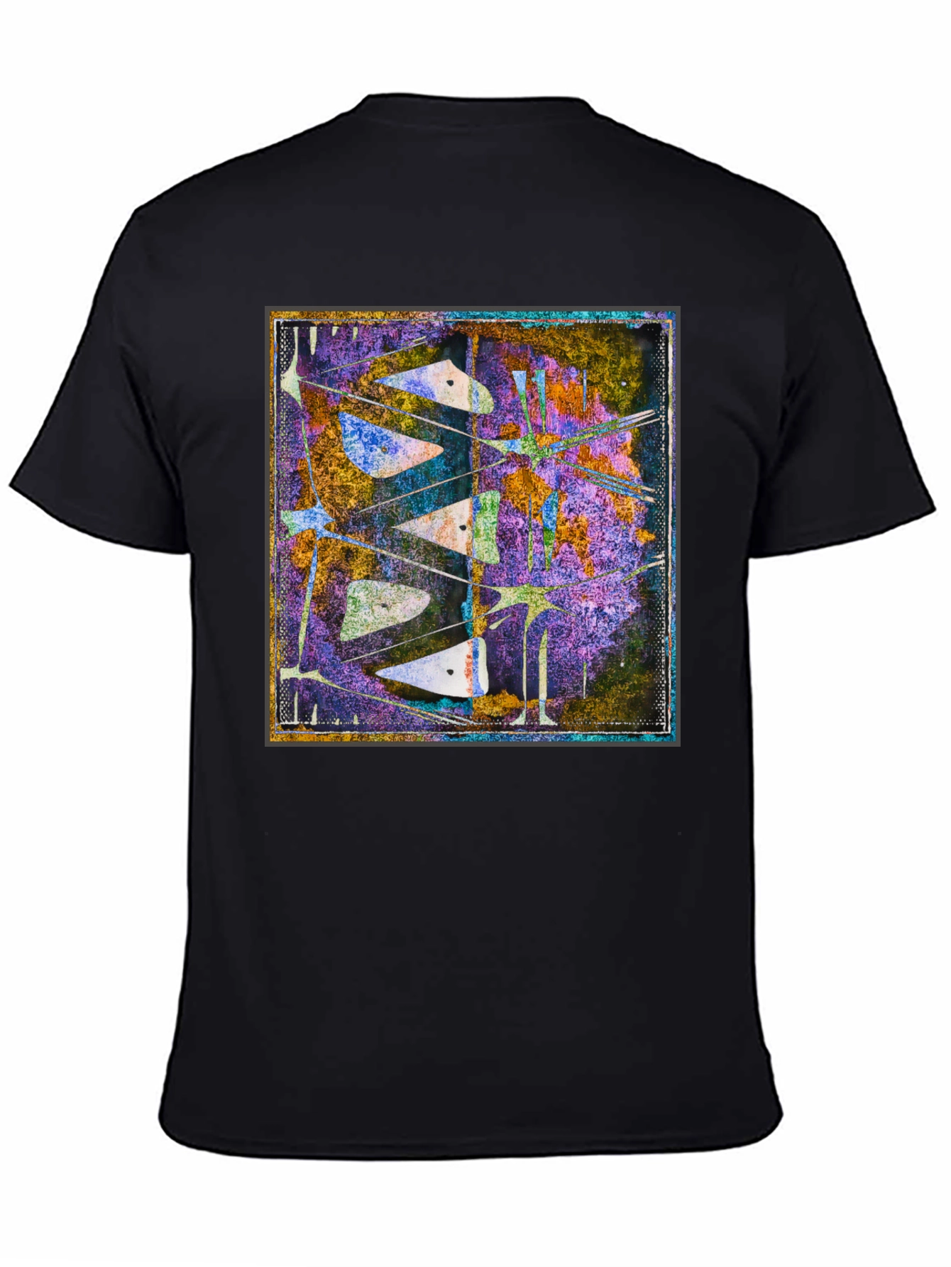 Abstract Art Print Tee - Unique Graphic Design