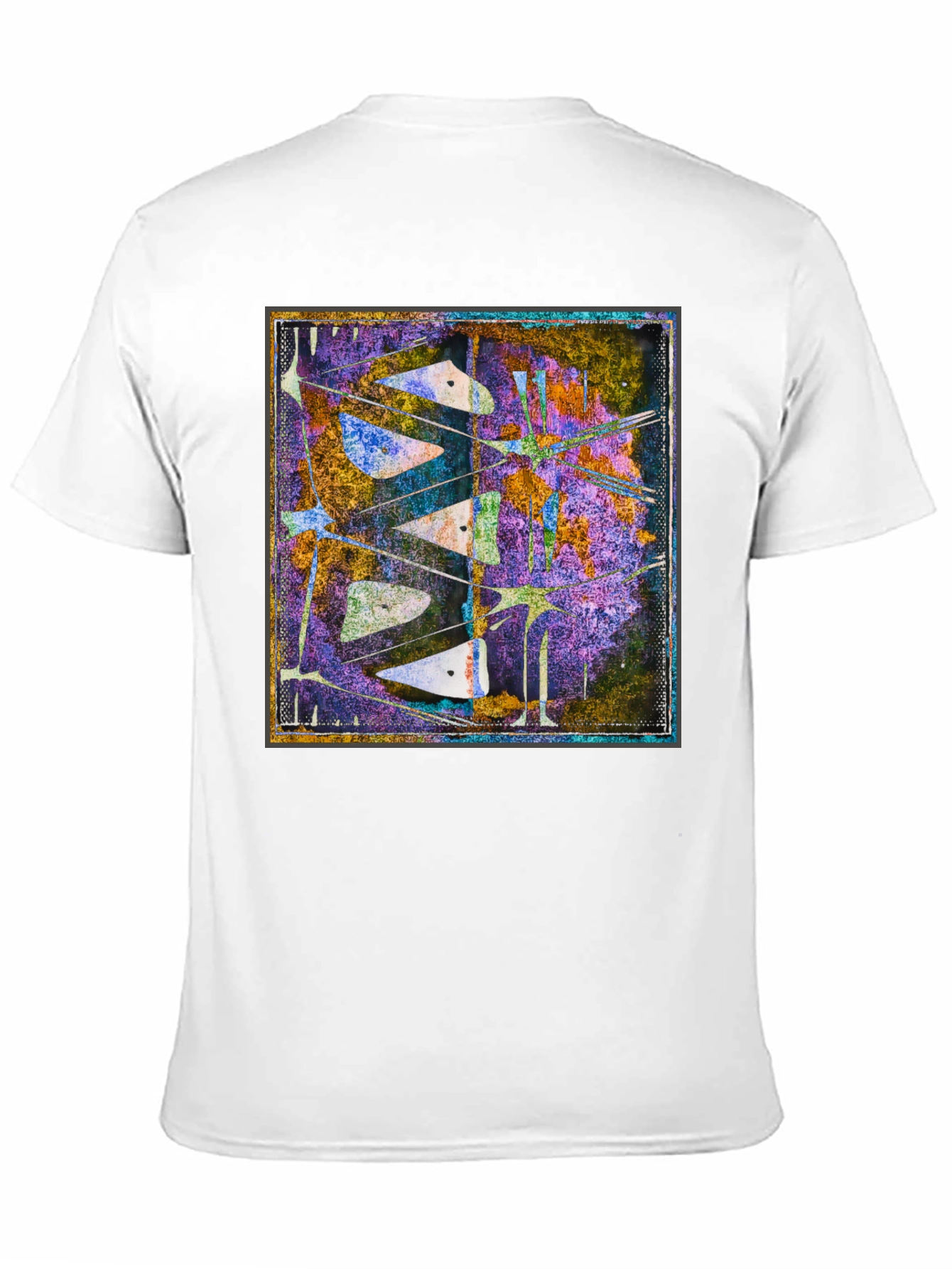 Abstract Art Print Tee - Unique Graphic Design