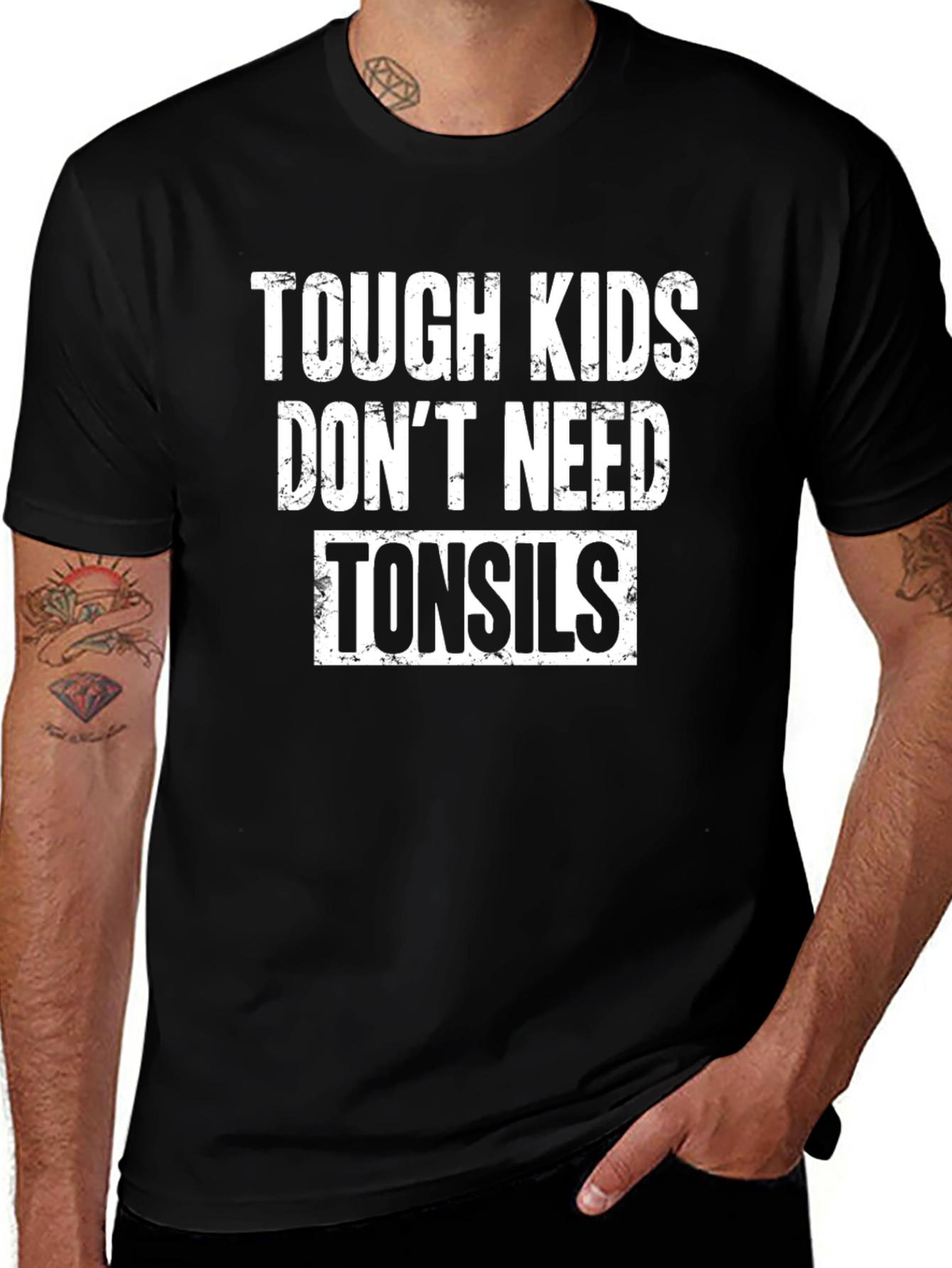 Tough Kids Dont Need Tonsils Graphic Tee
