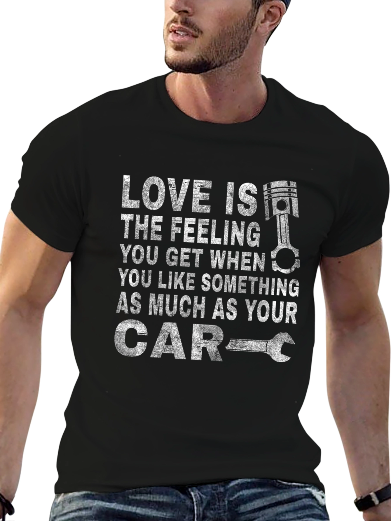 Love is My Car Funny Mechanic T-Shirt
