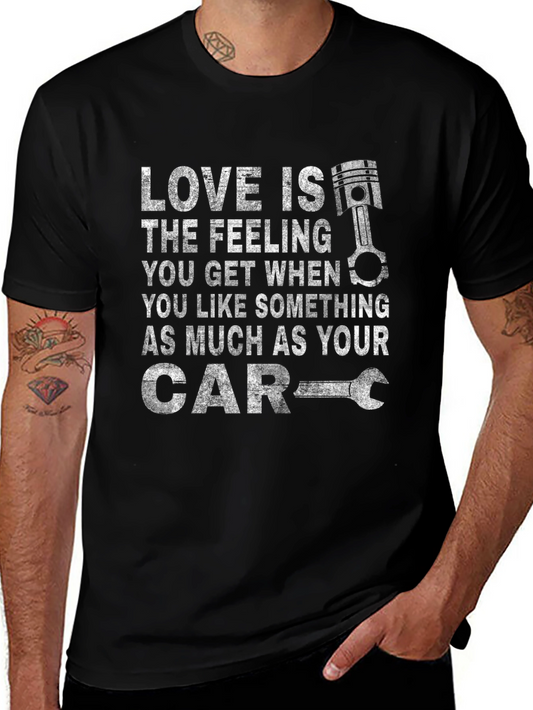 Love is My Car Funny Mechanic T-Shirt