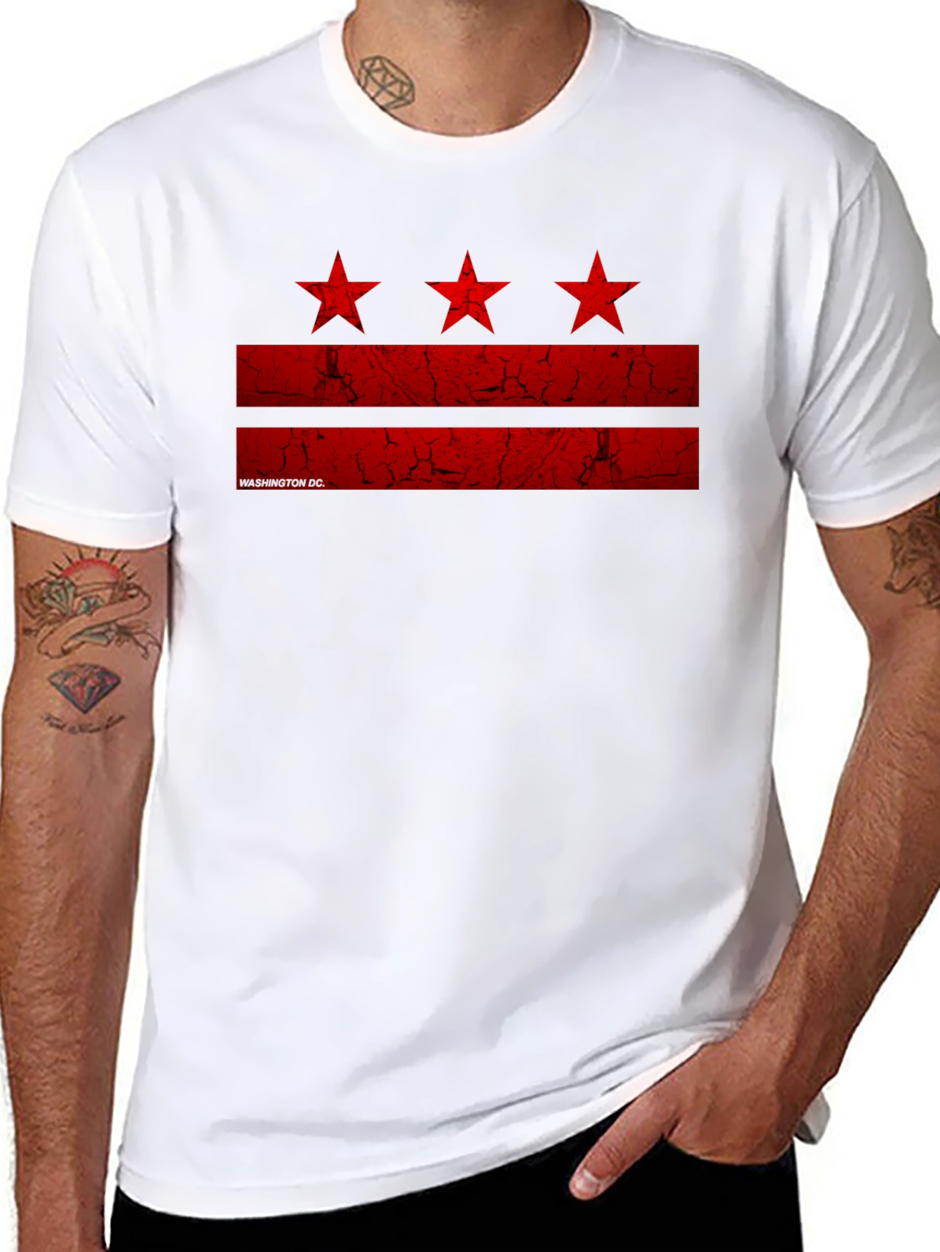 District of Columbia Flag T-Shirt - DC Pride