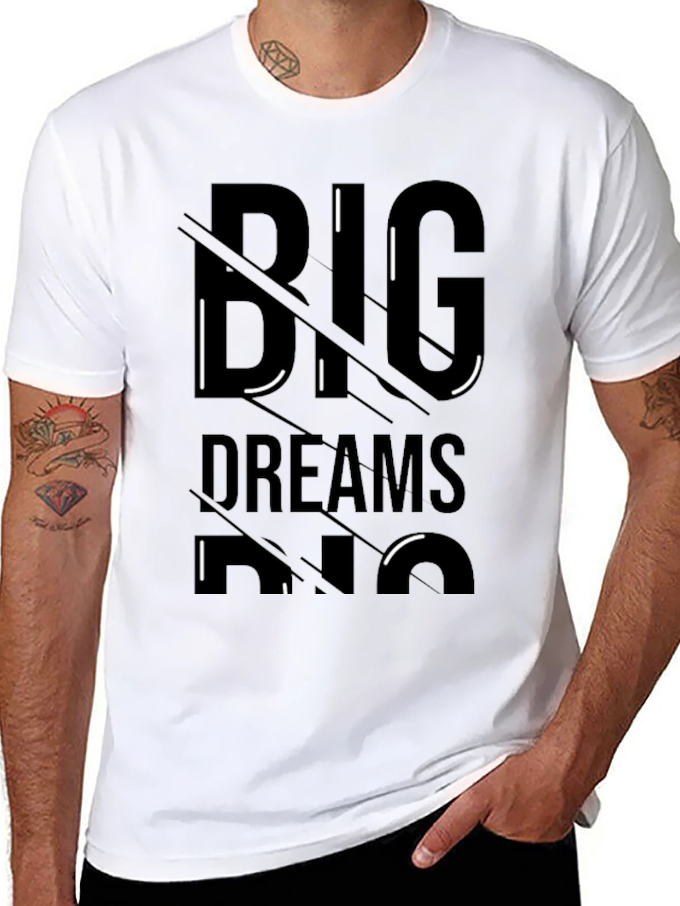 Big Dreams Black Graphic Tee