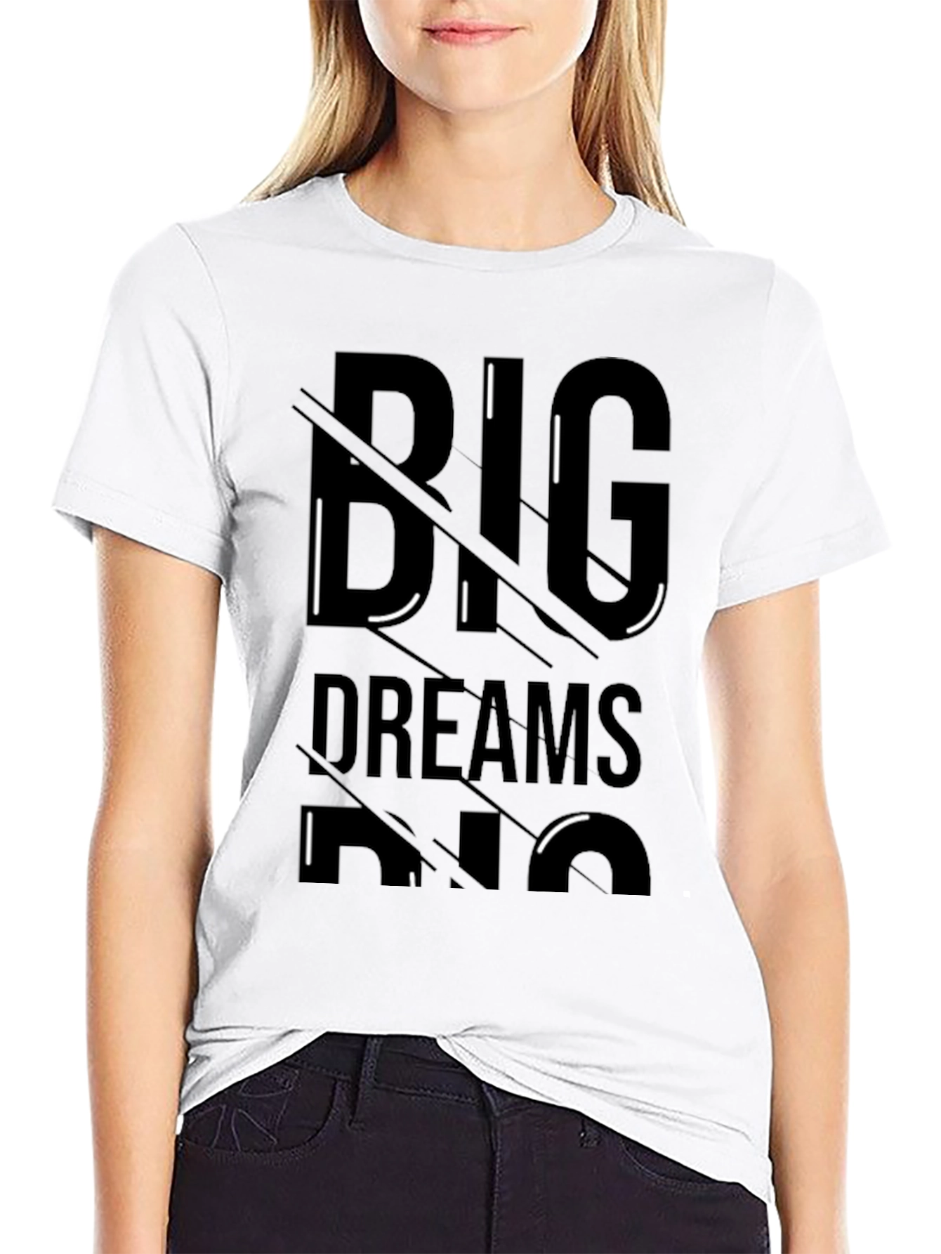 Big Dreams Black Graphic Tee