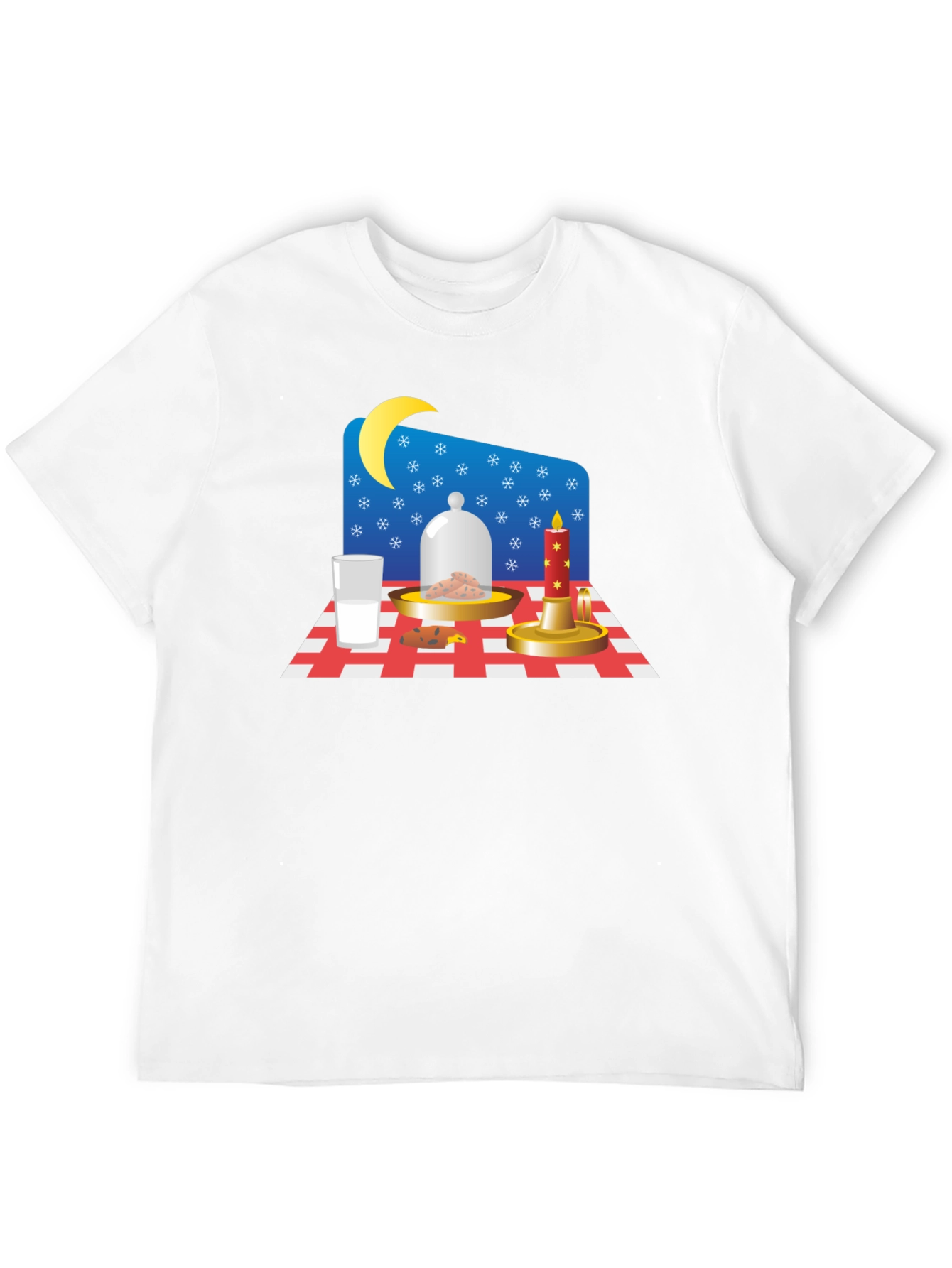 Festive Midnight Snack Graphic Tee - Santas Treat