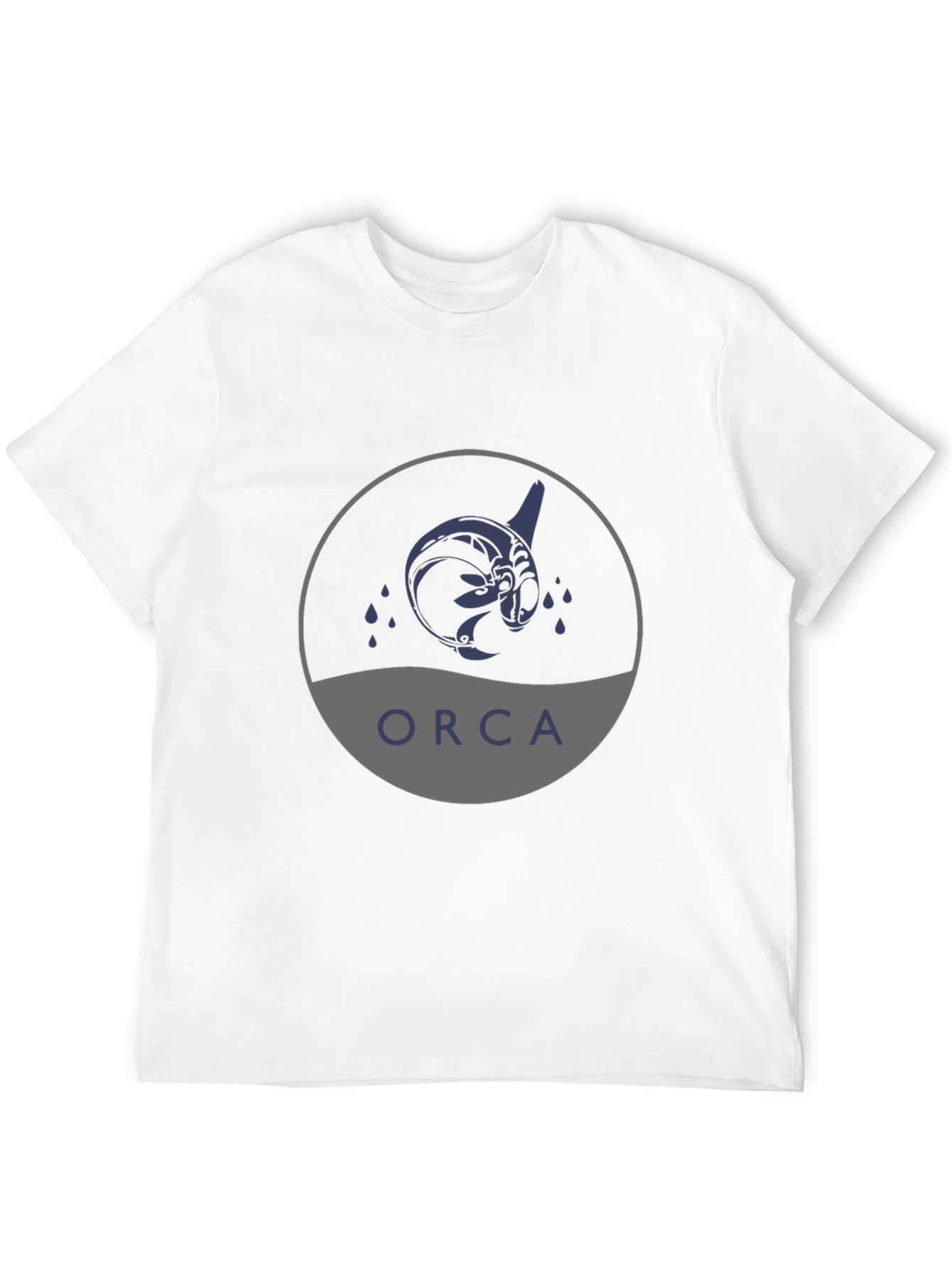 Orca Graphic Print Black T-Shirt