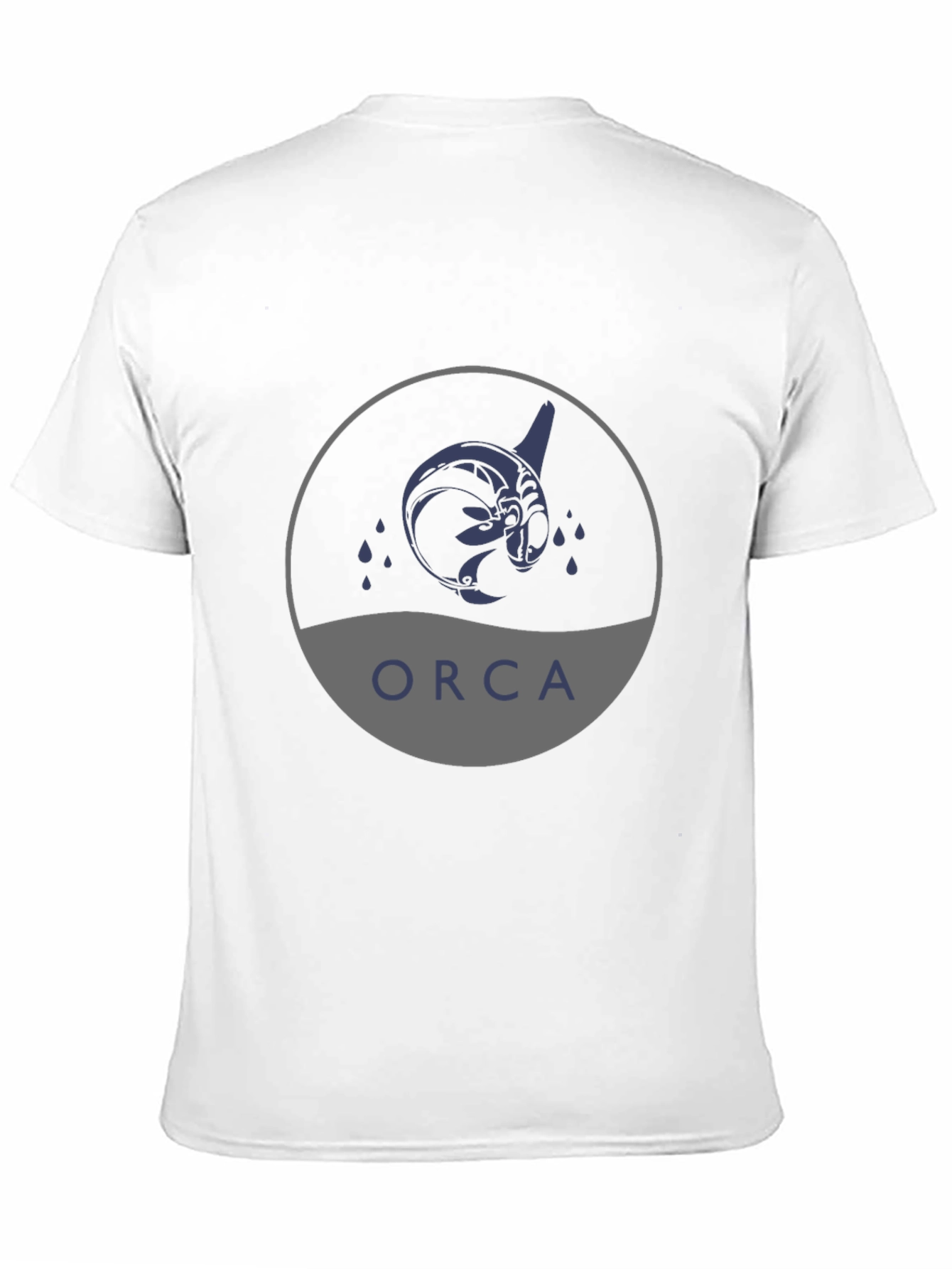 Orca Graphic Print Black T-Shirt