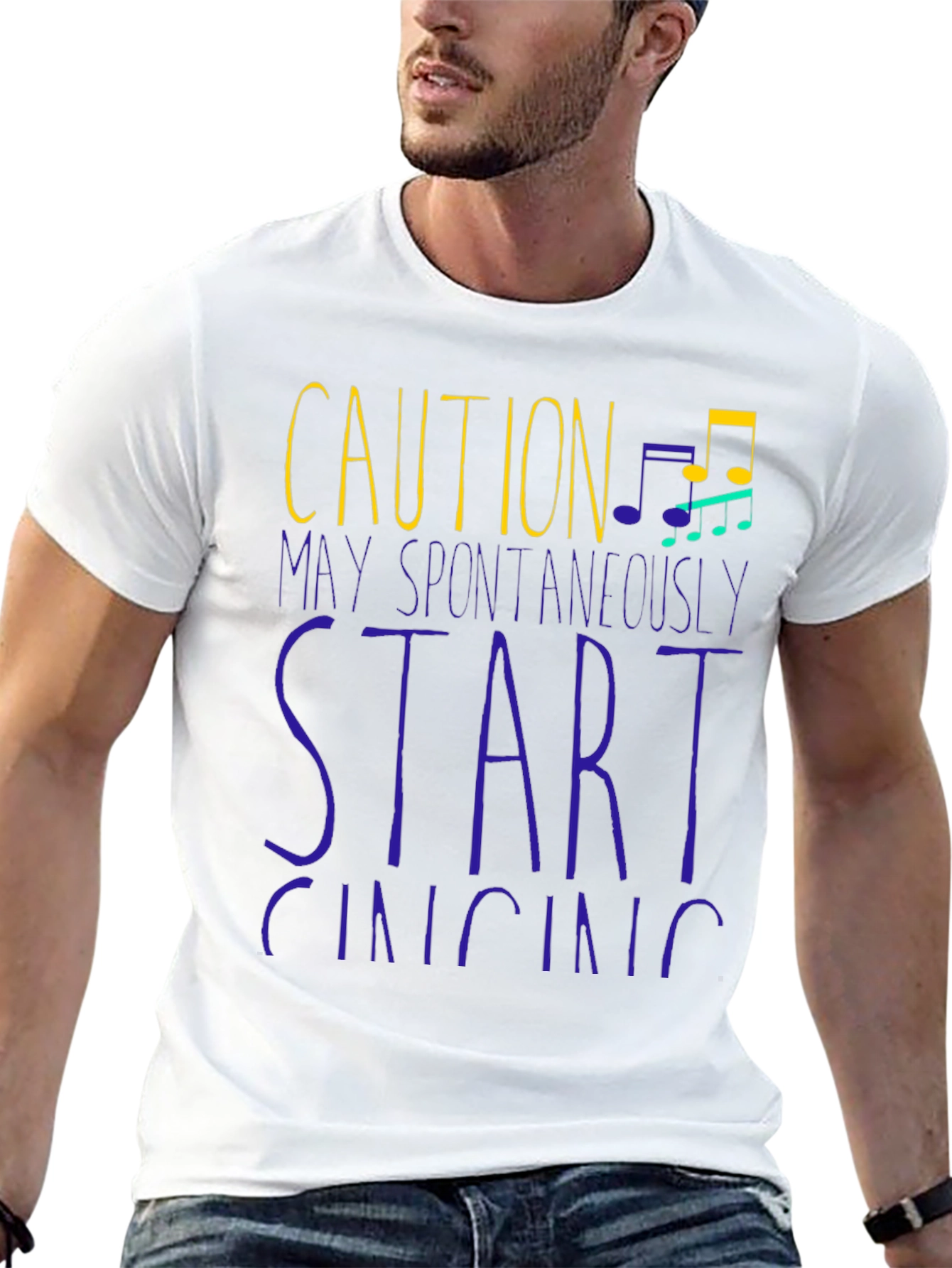 Caution May Spontaneously Start Singing T-Shirt
