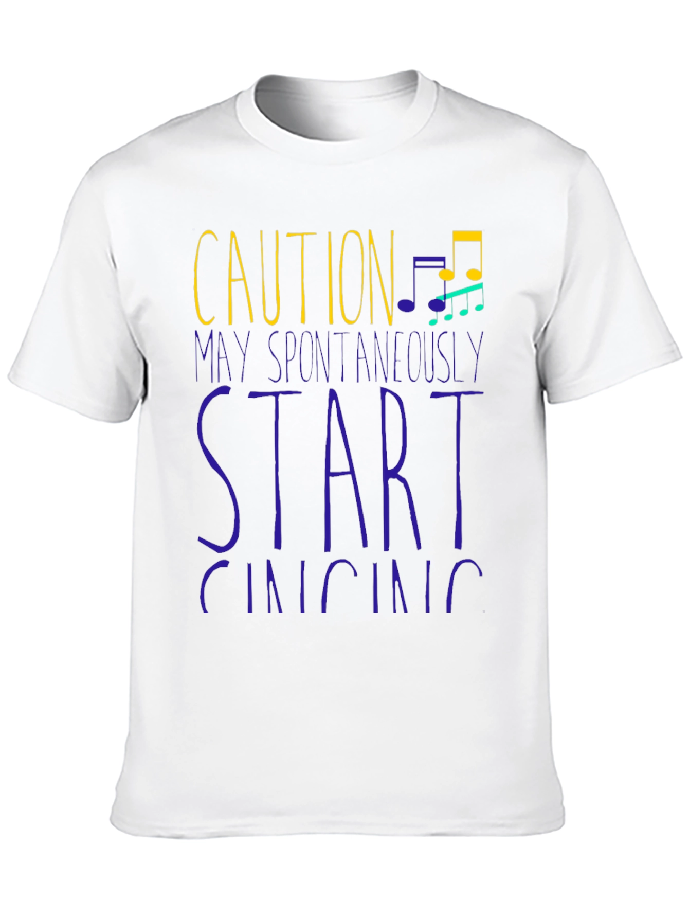 Caution May Spontaneously Start Singing T-Shirt