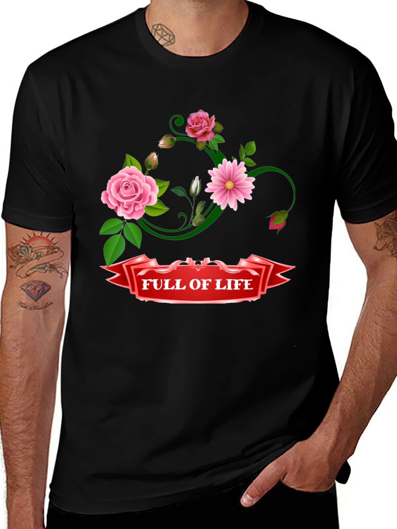 Full of Life Floral T-Shirt