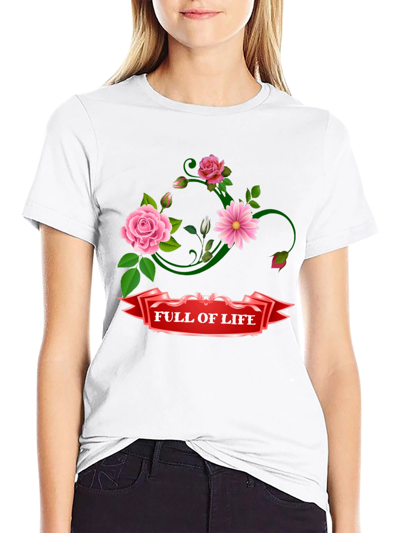 Full of Life Floral T-Shirt