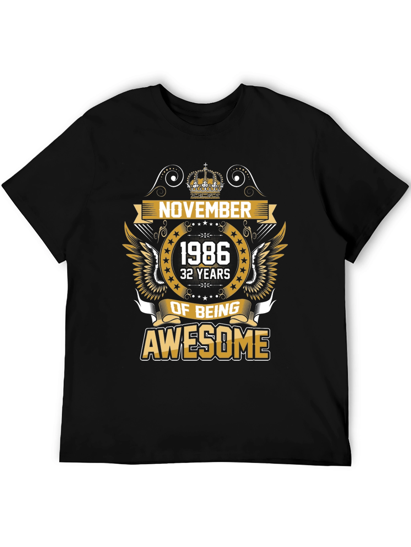 November 1986 Awesome Birthday T-Shirt