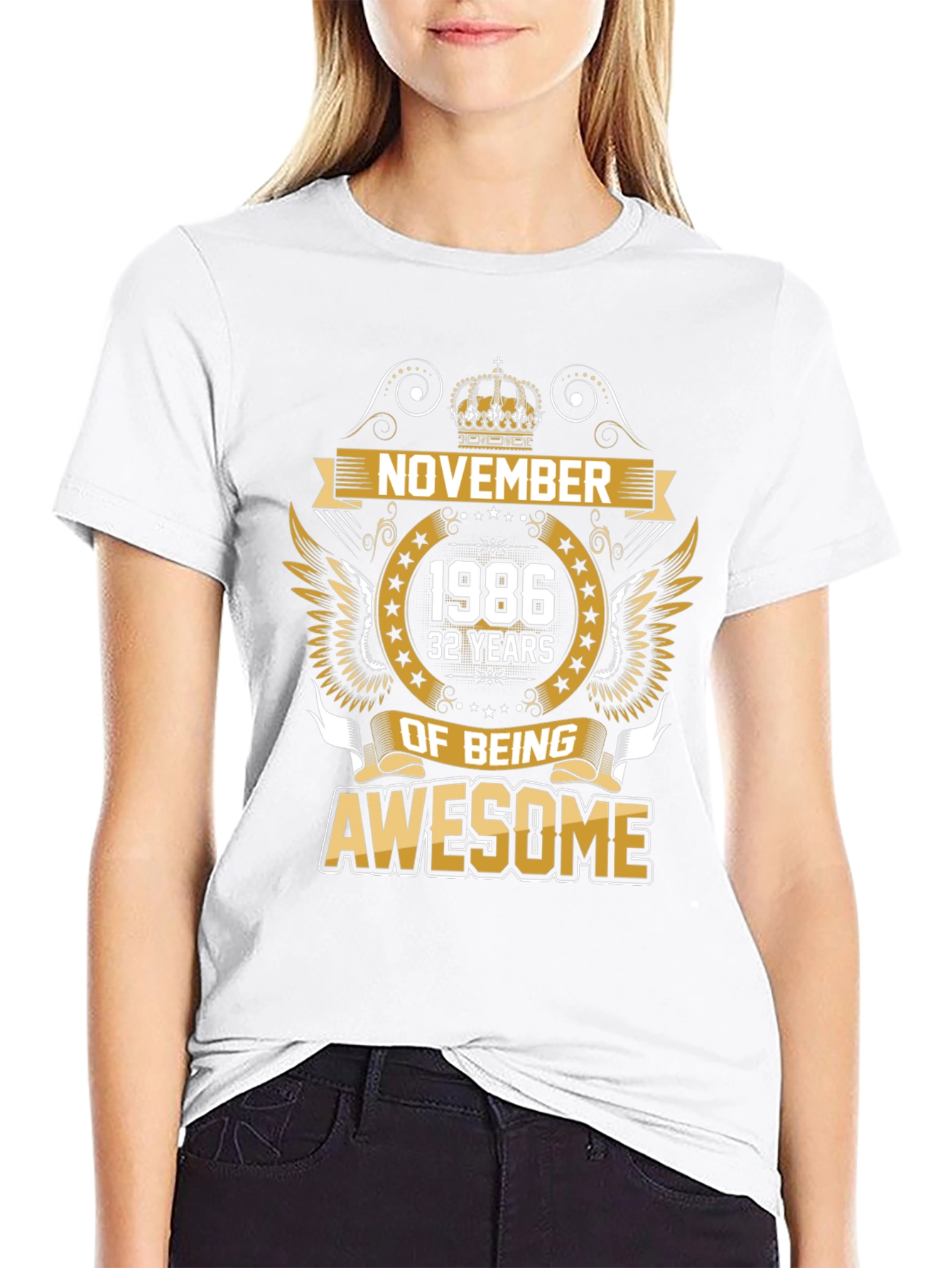 November 1986 Awesome Birthday T-Shirt