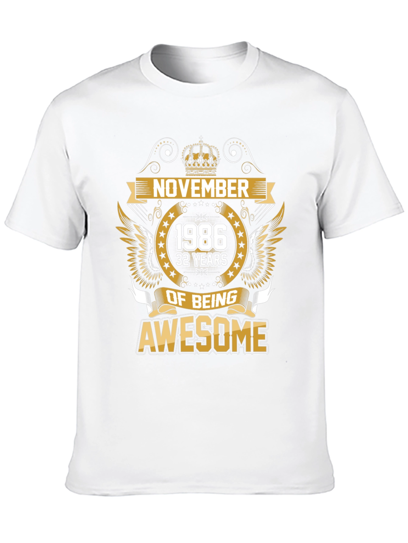 November 1986 Awesome Birthday T-Shirt