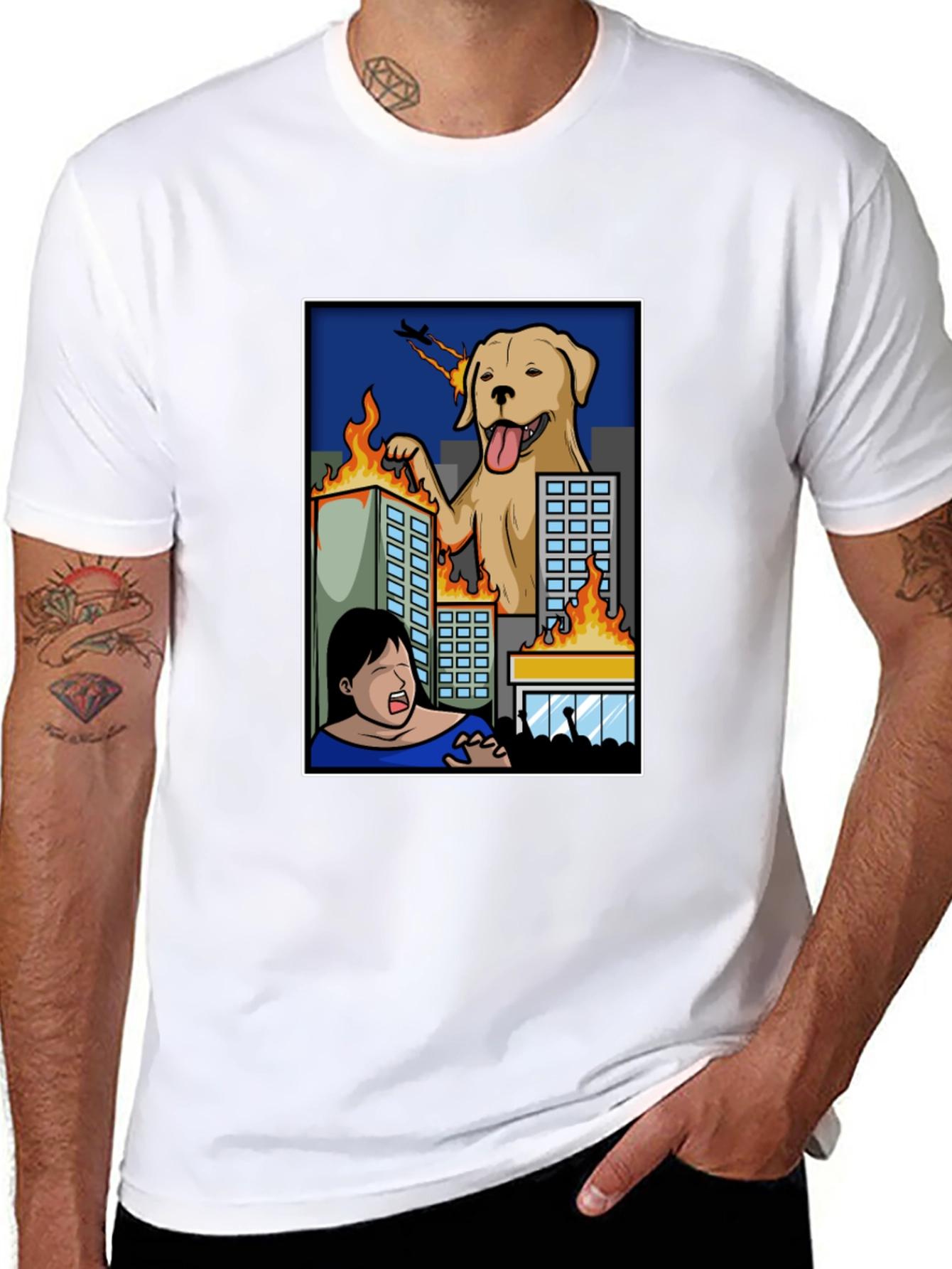 Kaiju Dog T-Shirt - City Destroyer