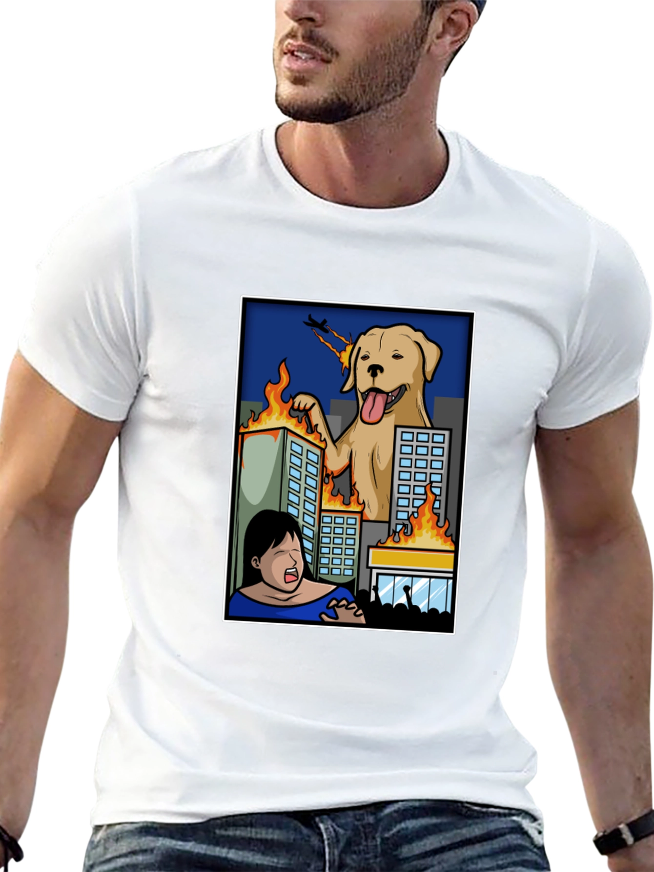 Kaiju Dog T-Shirt - City Destroyer