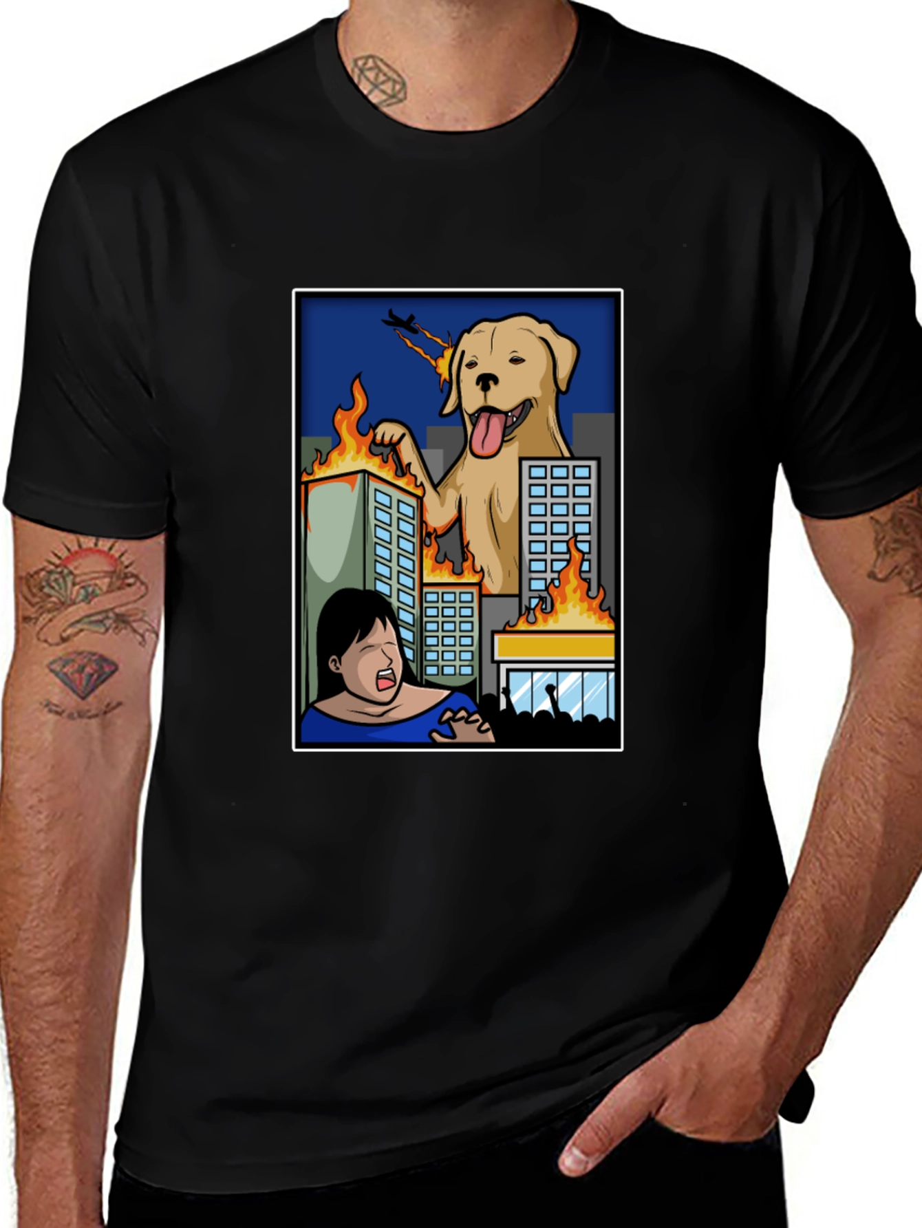 Kaiju Dog T-Shirt - City Destroyer