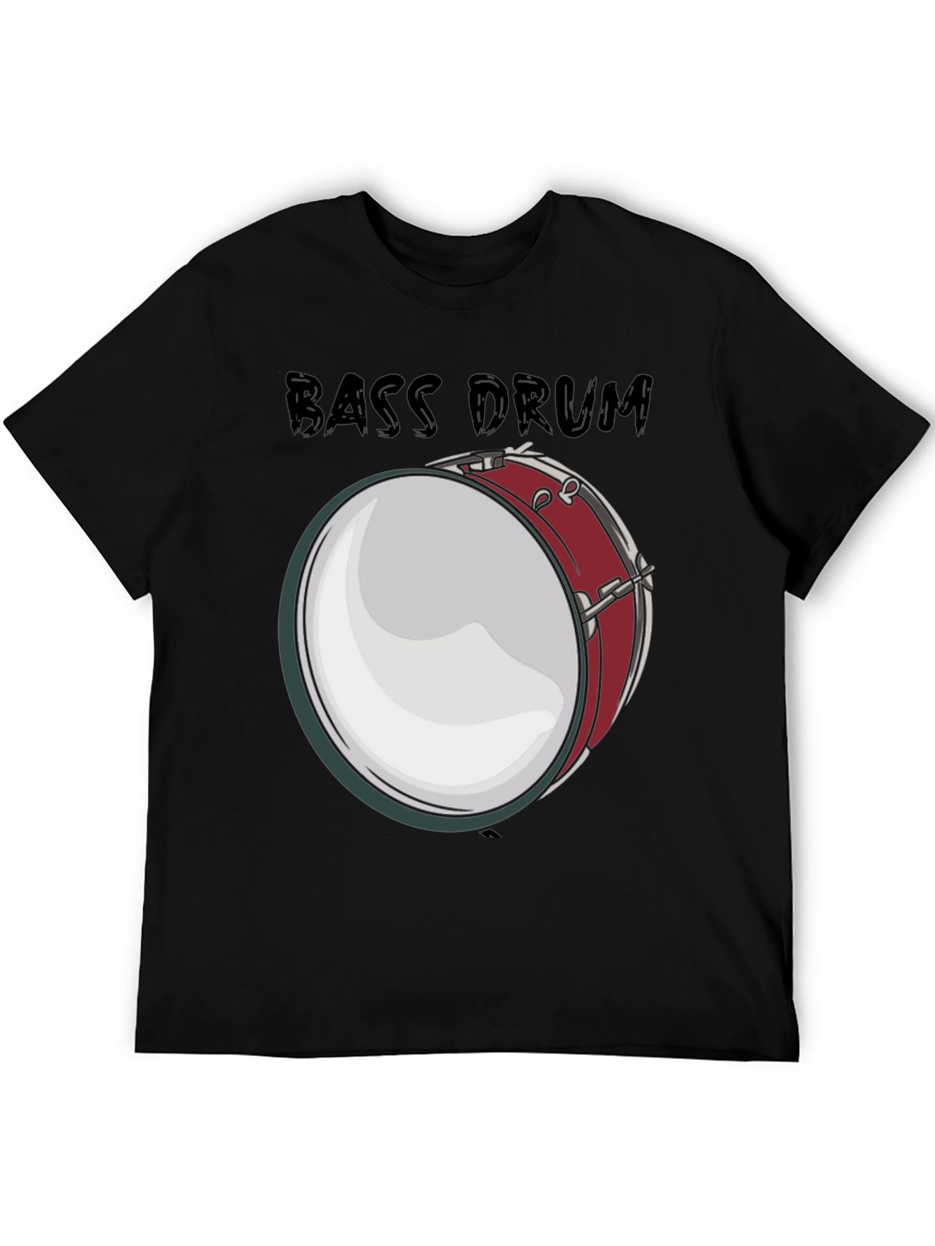 Bass Drum Graphic Tee - Music Lover T-Shirt