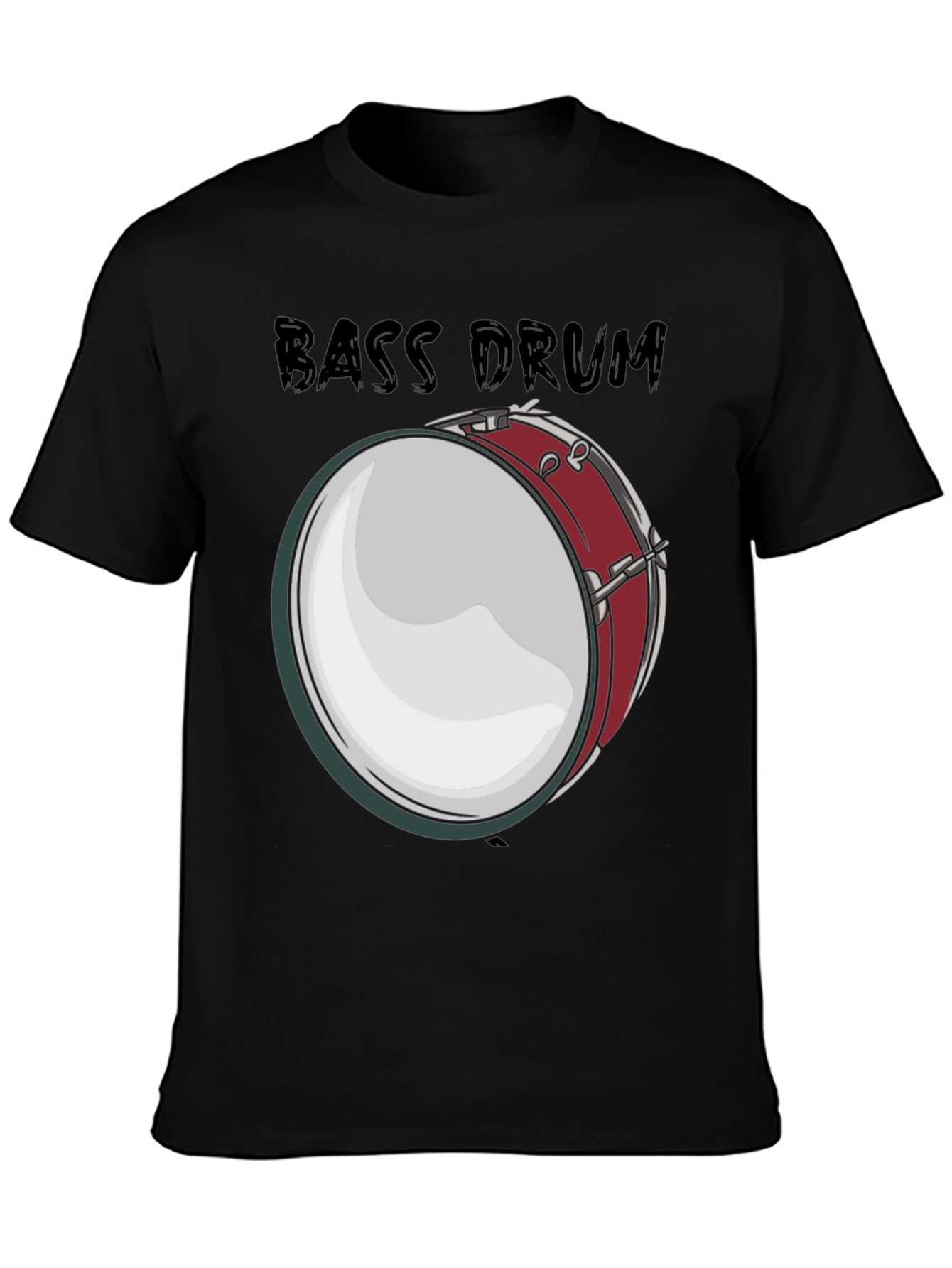 Bass Drum Graphic Tee - Music Lover T-Shirt