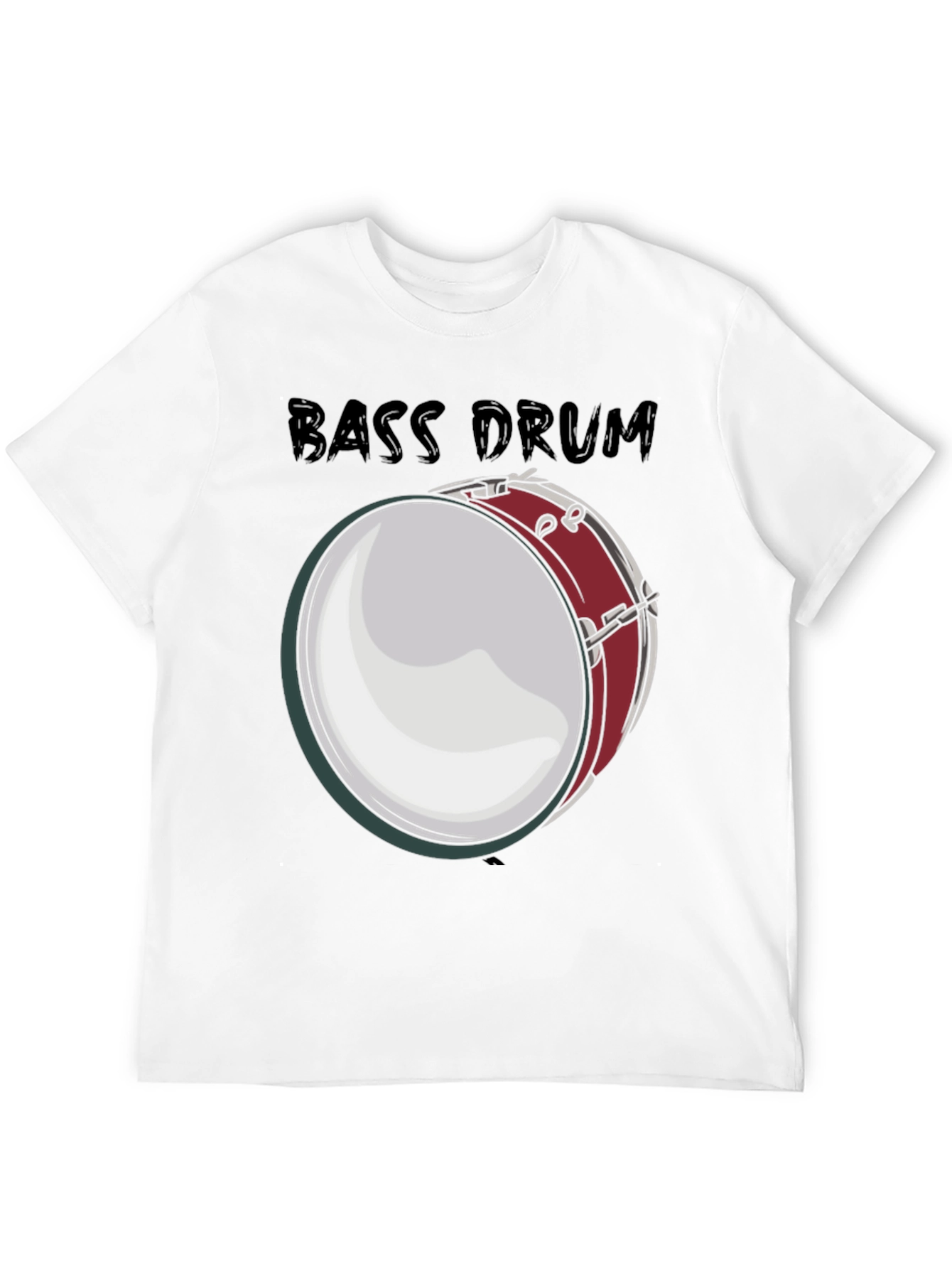 Bass Drum Graphic Tee - Music Lover T-Shirt