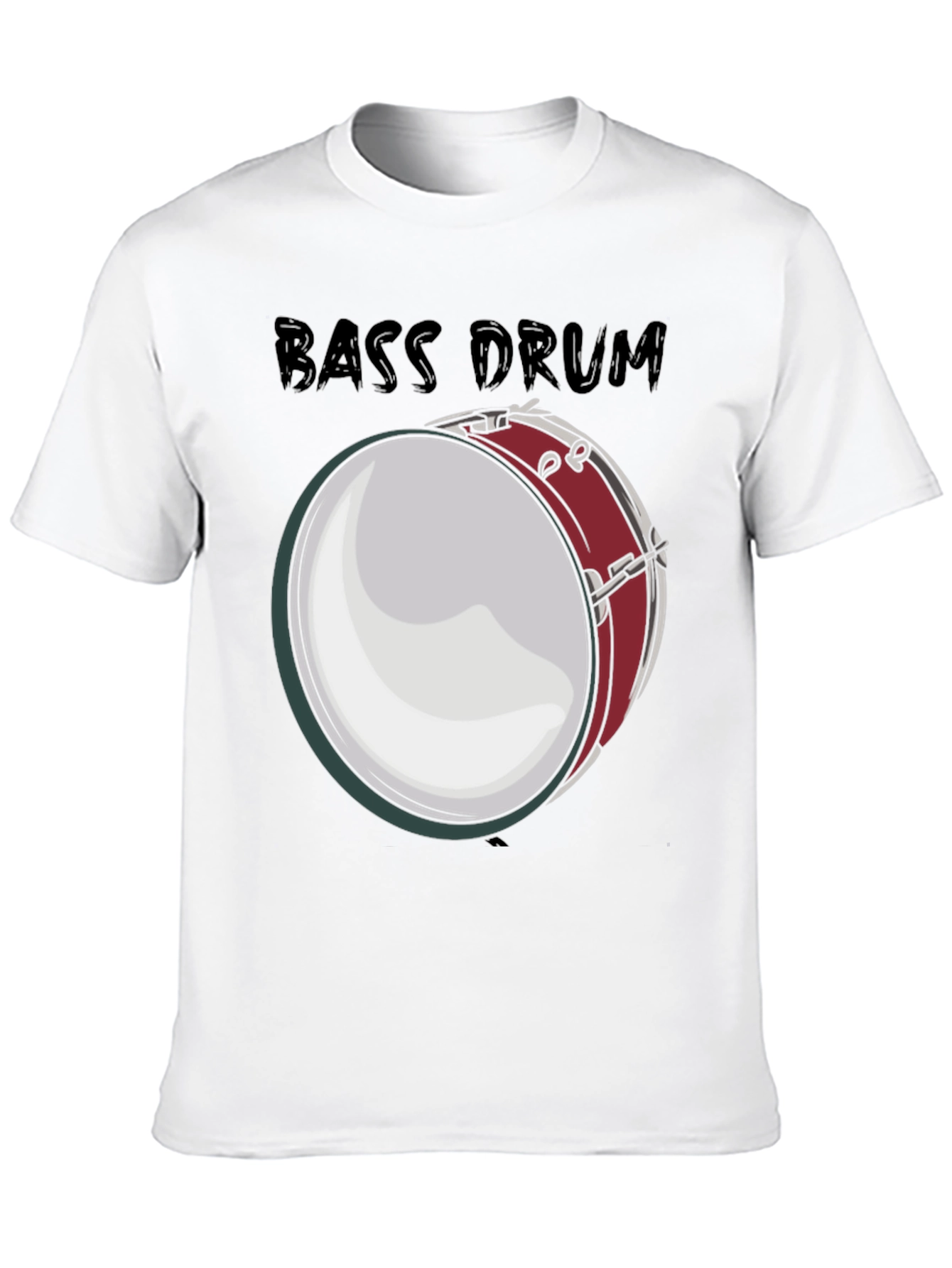 Bass Drum Graphic Tee - Music Lover T-Shirt