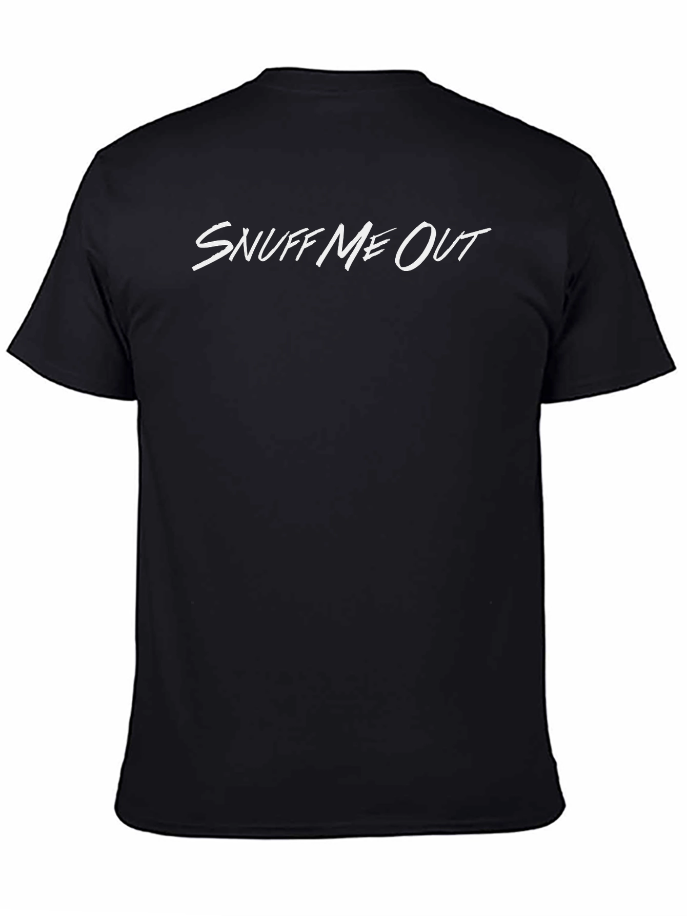 Snuff Me Out Graphic T-Shirt - Black Cotton Tee