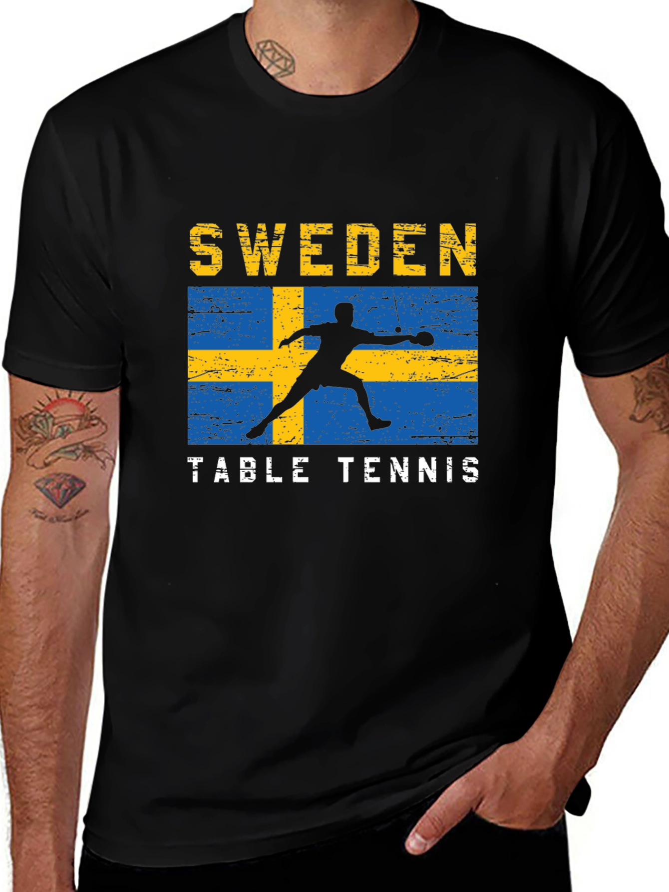 Sweden Table Tennis T-Shirt