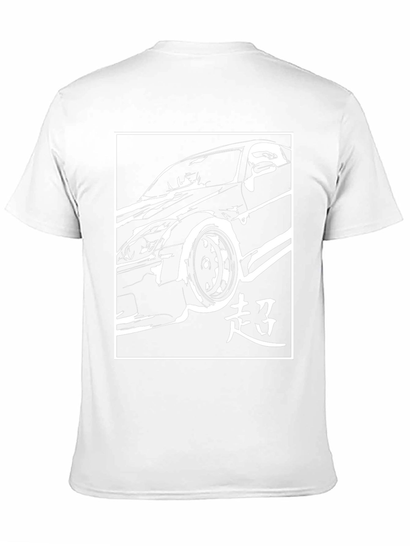 Black Car Graphic Tee - JDM Style