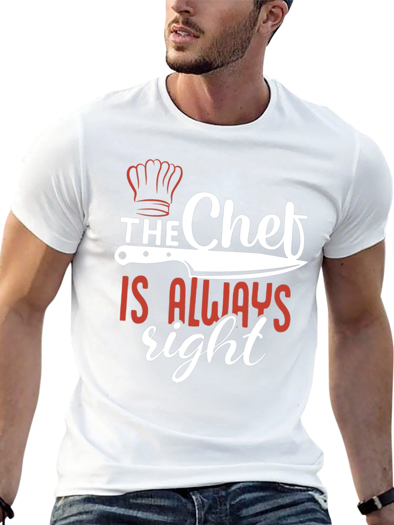 The Chef Is Always Right Black T-Shirt